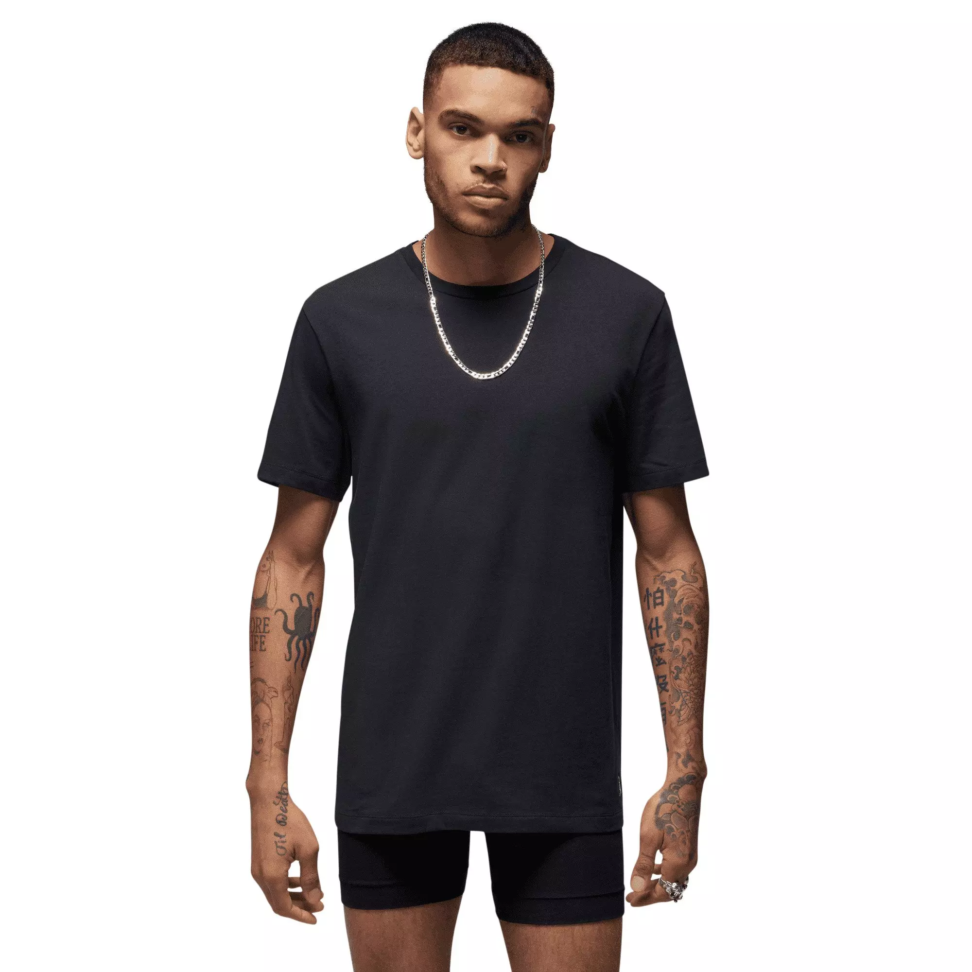 Jordan Men's Flight Base 2-Pack T-Shirts - Black - BLACK