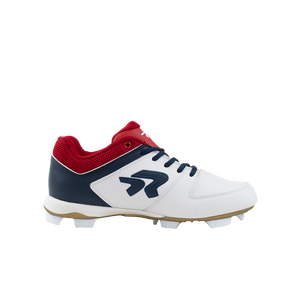 RIP-IT Ringor Flite American Spirit "White/Navy/Red" Women's Softball Cleat