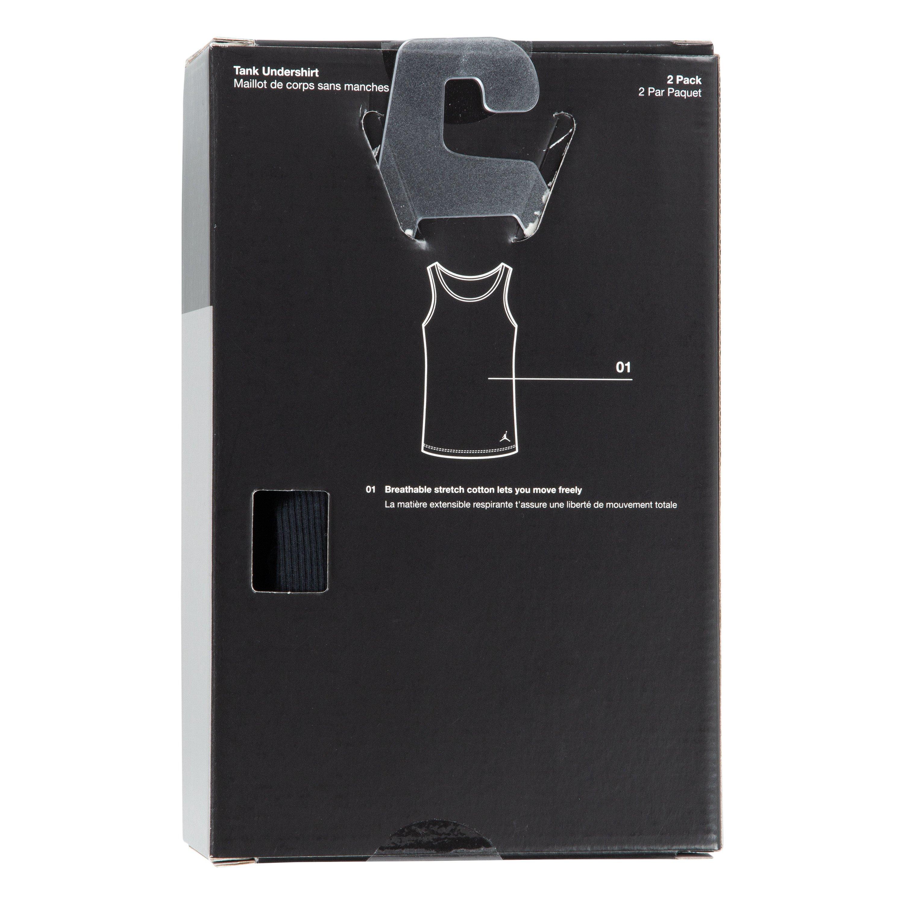 Jordan Men's Flight Back 2-Pack Tank Tops -Black - BLACK Thumbnail View 6