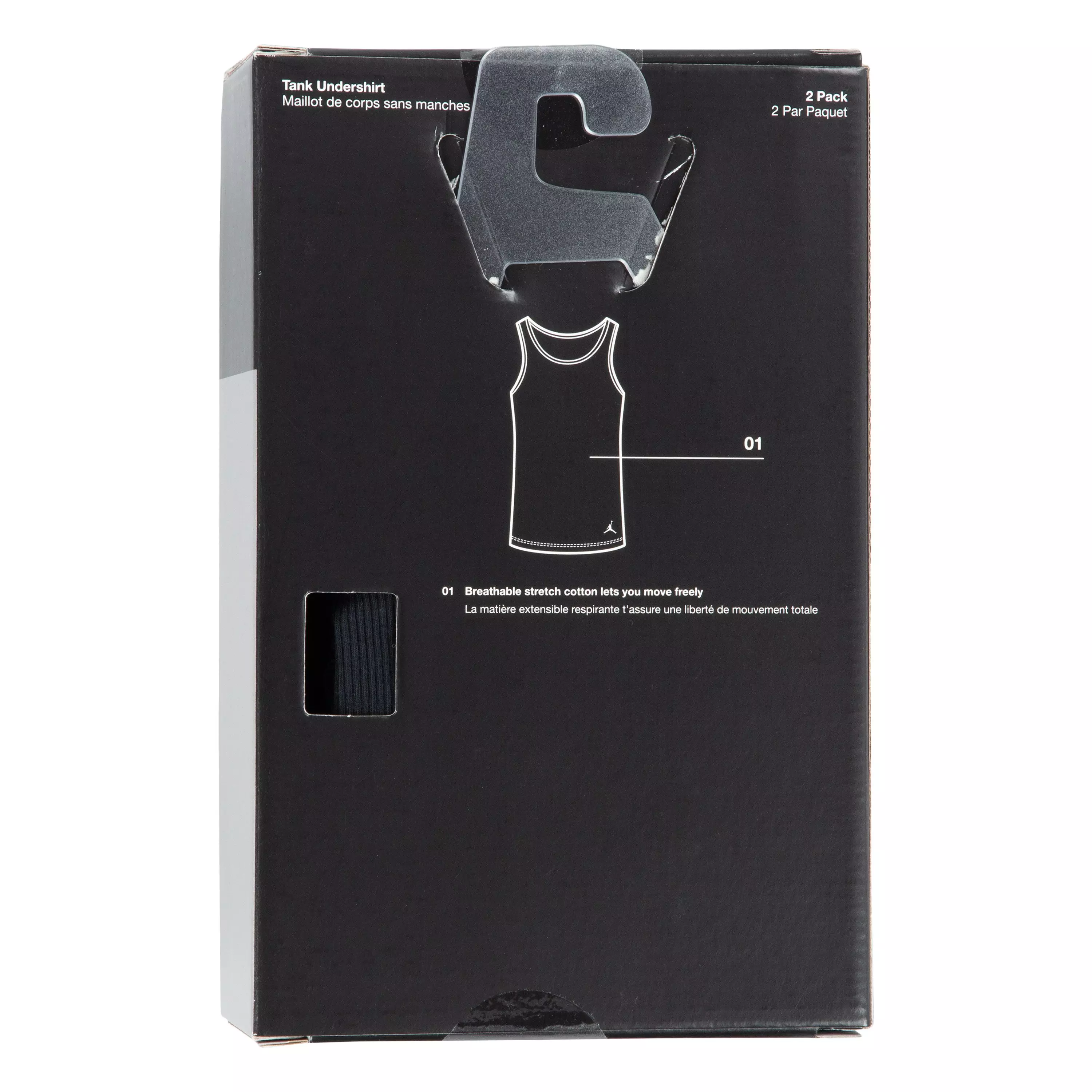 Jordan Men's Flight Back 2-Pack Tank Tops -Black - BLACK