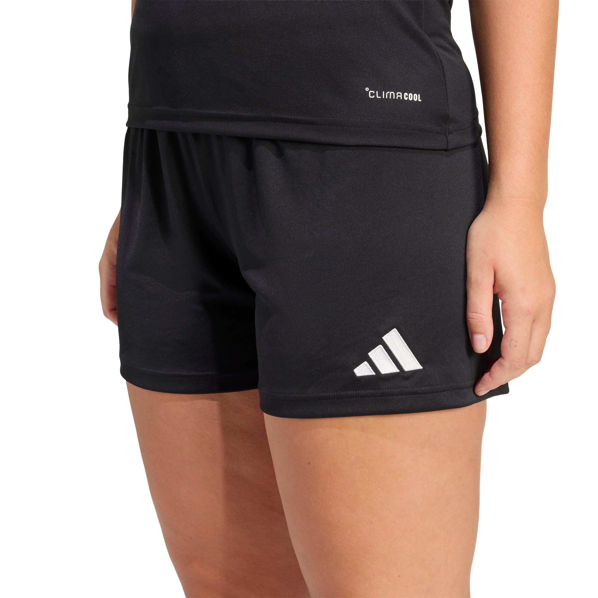 adidas Women's Entrada 26 Soccer Shorts - Black/White - BLACK/WHITE Thumbnail View 3