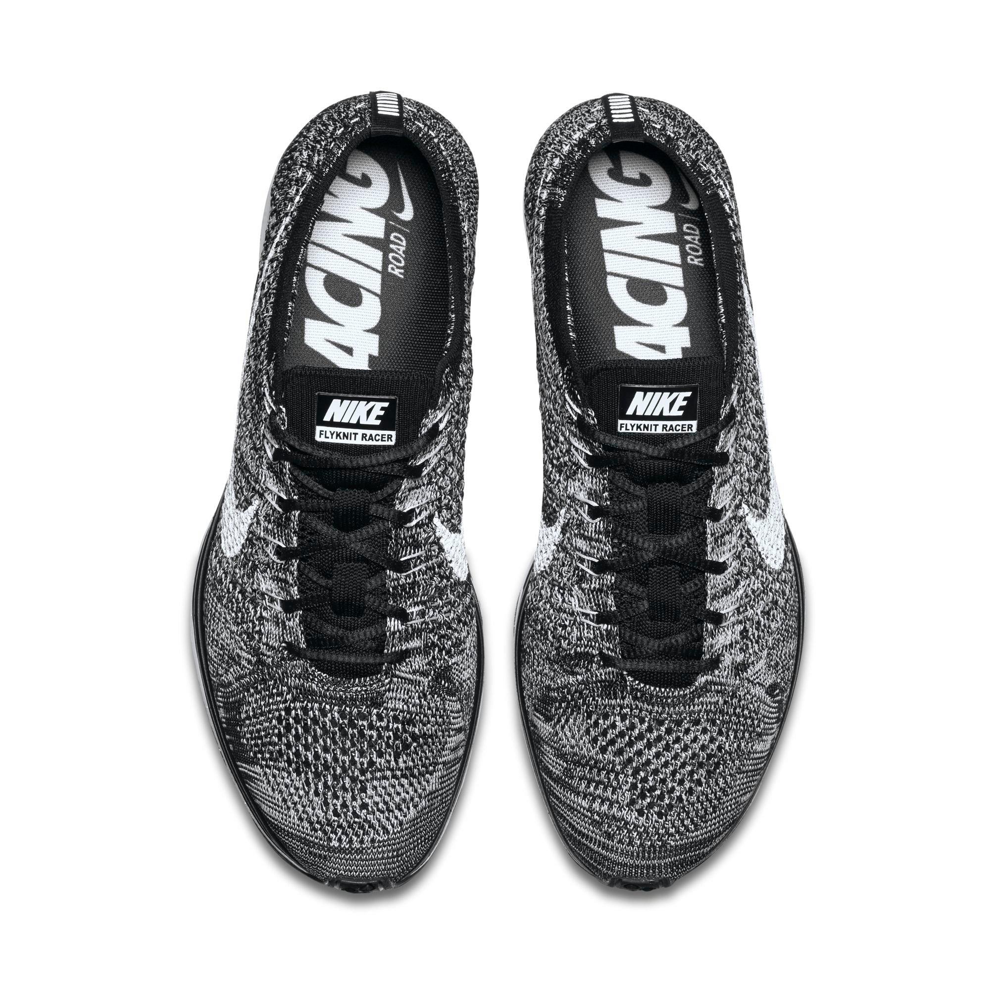 nike men's flyknit racer running shoes