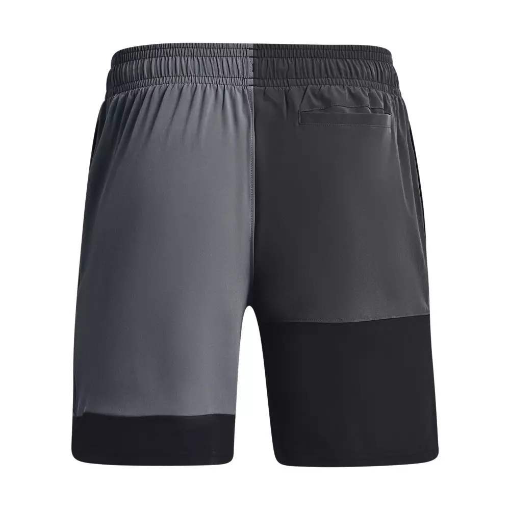 Under Armour Men's Curry Woven 7" Shorts - Black/Grey - BLACK/GREY