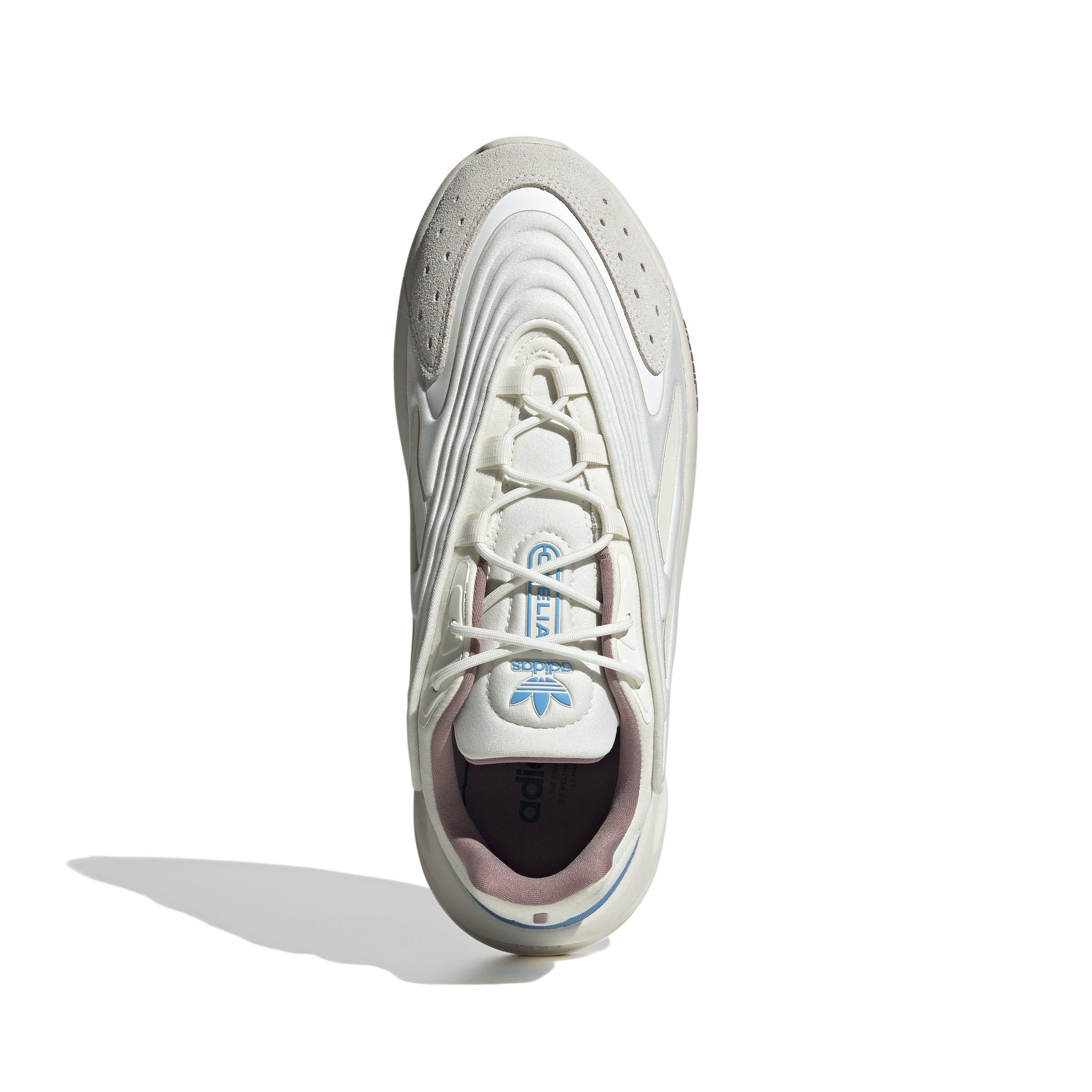 adidas Originals OZELIA "Off White/Alumina/Mag Green" Men's Shoe - OFF WHITE/ALUMINA/GREEN Thumbnail View 5