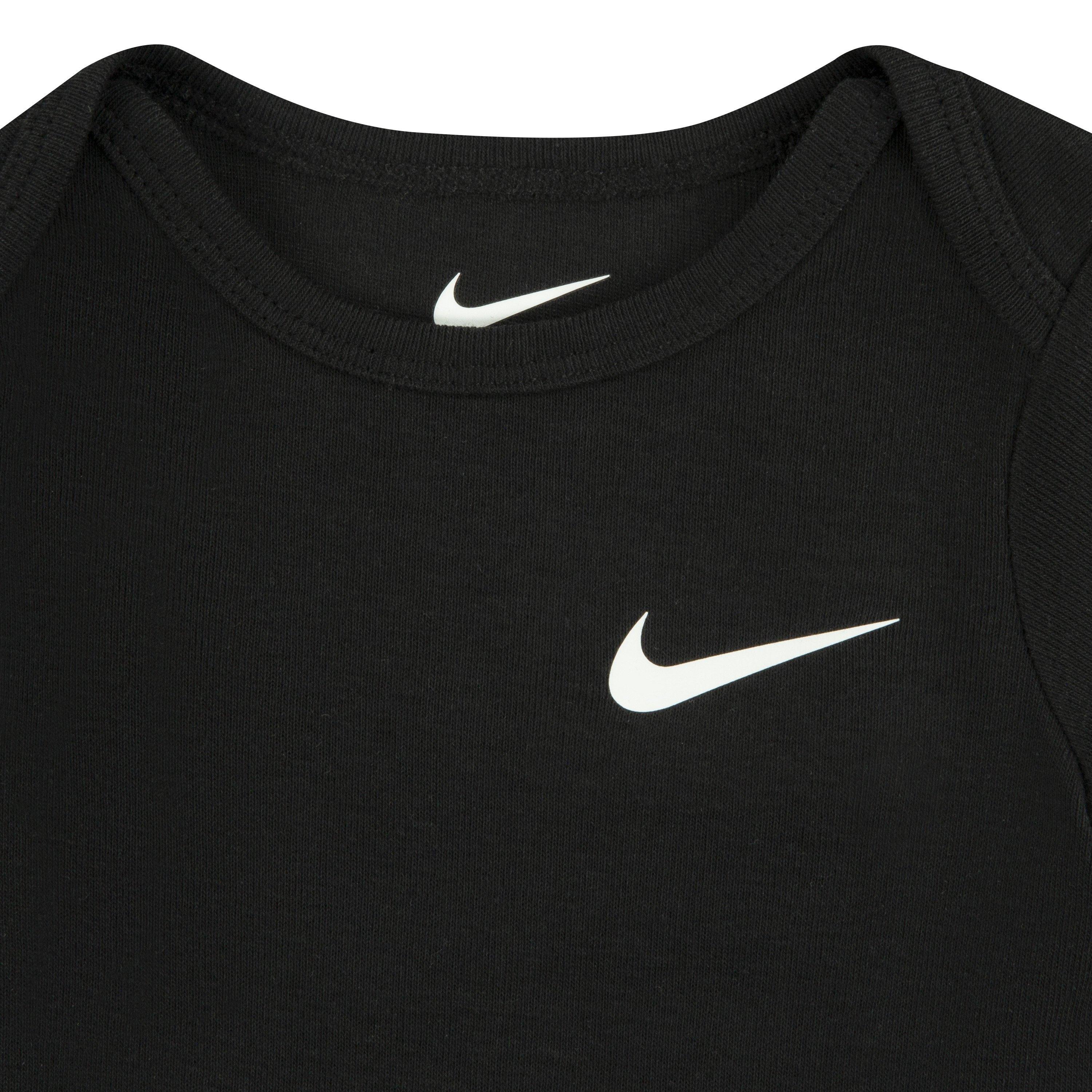 Nike Mini Me 3-Pack Infant Black Bodysuits