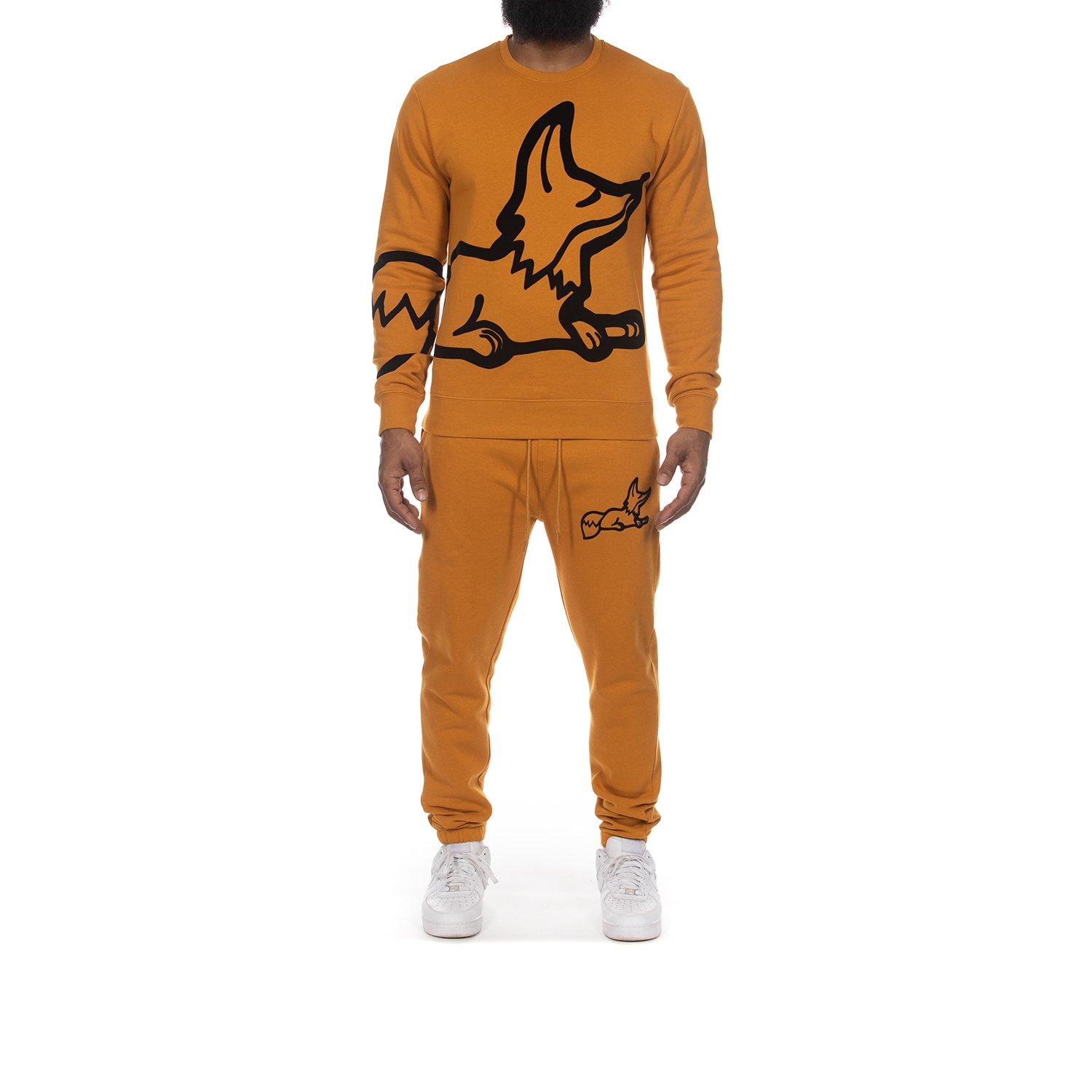 AKOO Men s Snobby Fleece Set Orange Hibbett