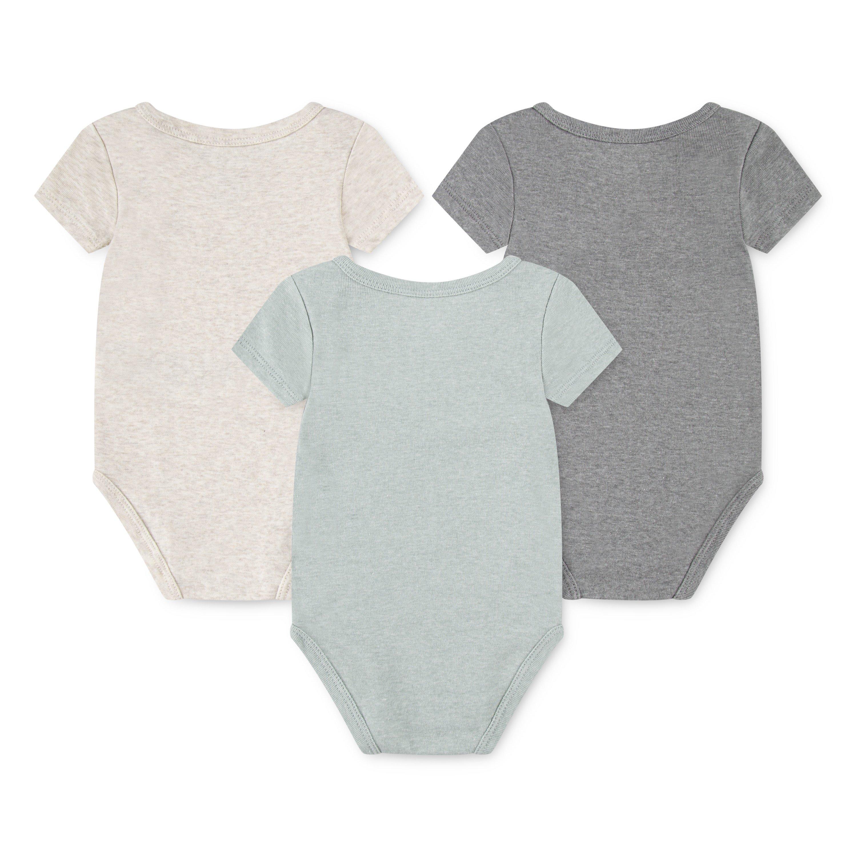 Nike Mini Me 3-Pack Infant Multi Heather Bodysuits