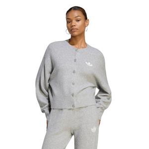 adidas Originals Women's Essentials Knit Cardigan - Grey - GREY