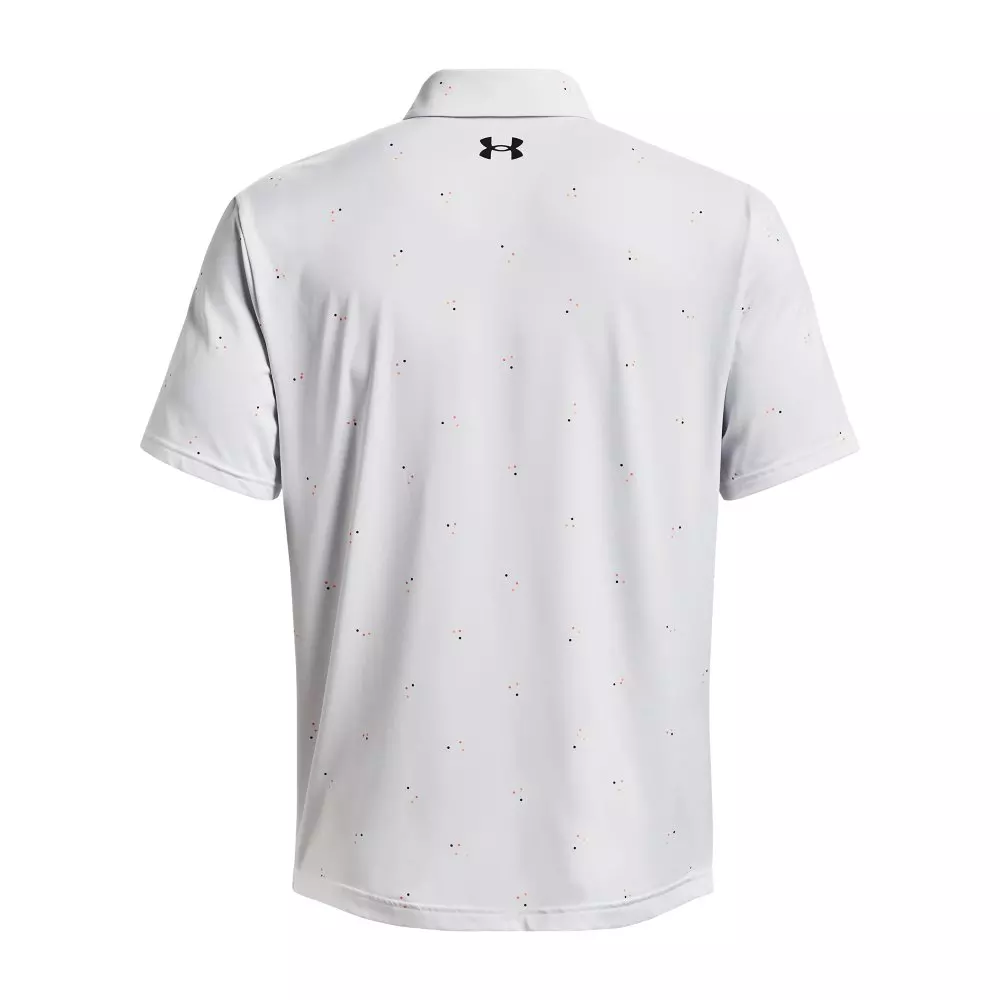Under Armour Men's Playoff 3.0 Printed Polo - WHITE/PINK