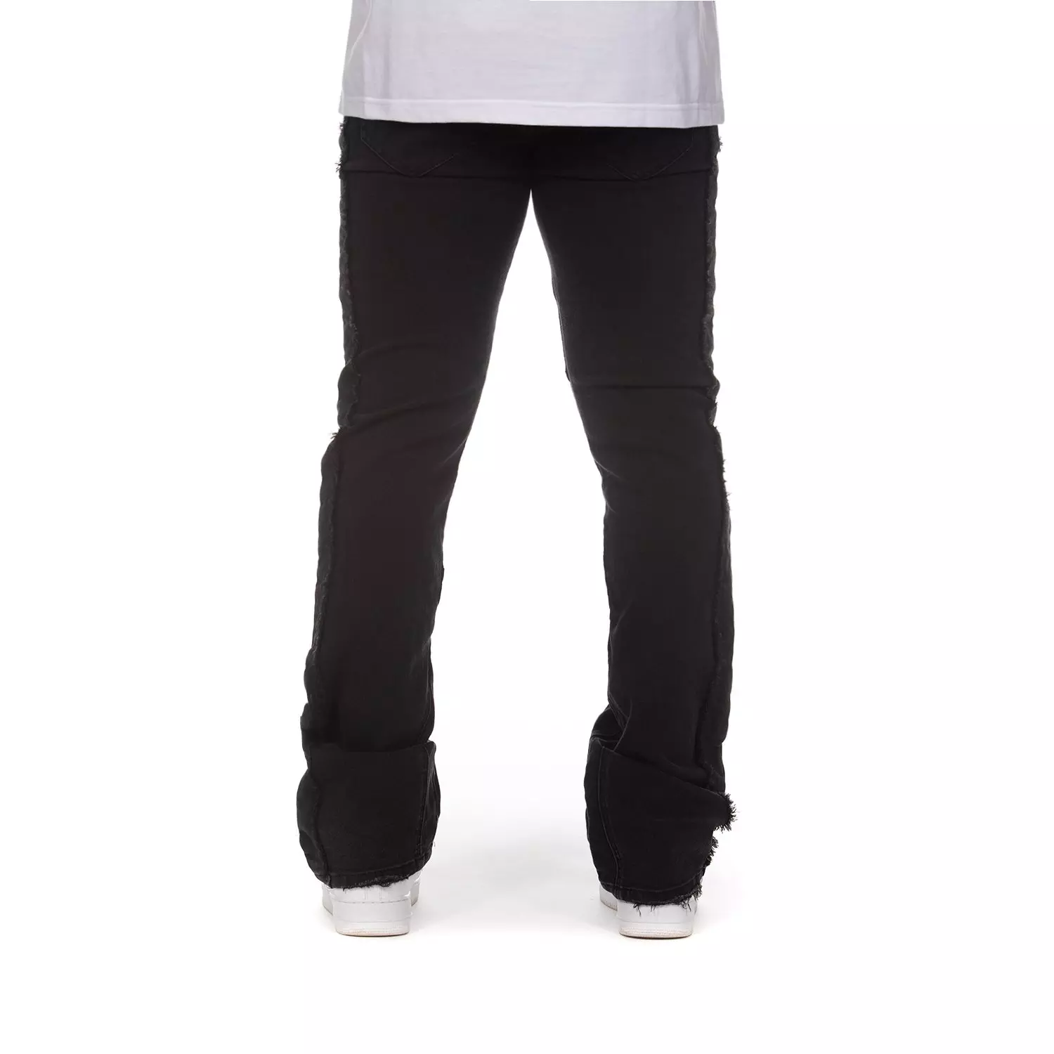 Hustle Gang Men's Ranger Jeans-Black - BLACK