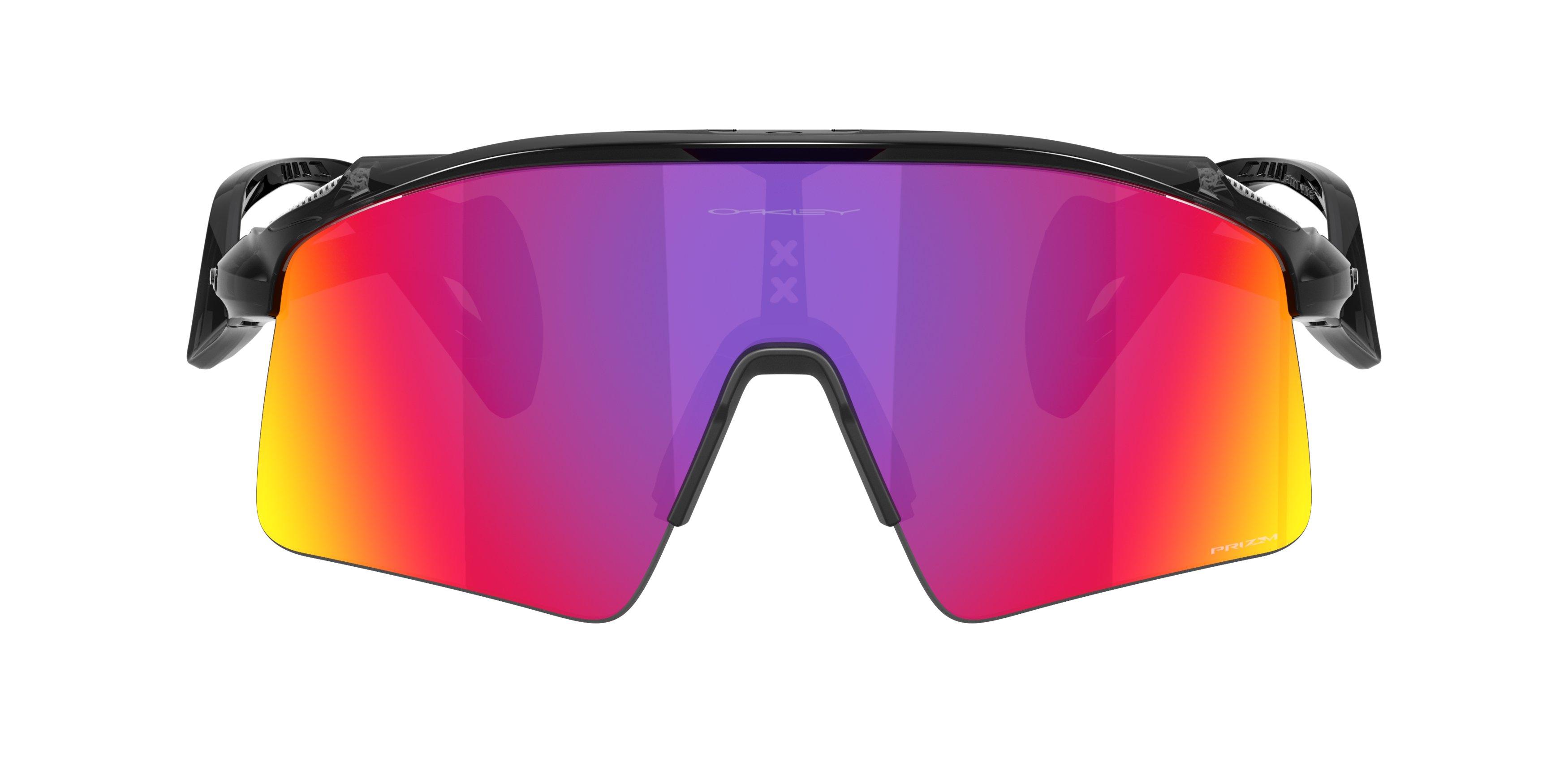 Oakley Stunt Wing Prizm Road Sunglasses &ndash; Black Ink - BLACK/PURPLE Thumbnail View 2