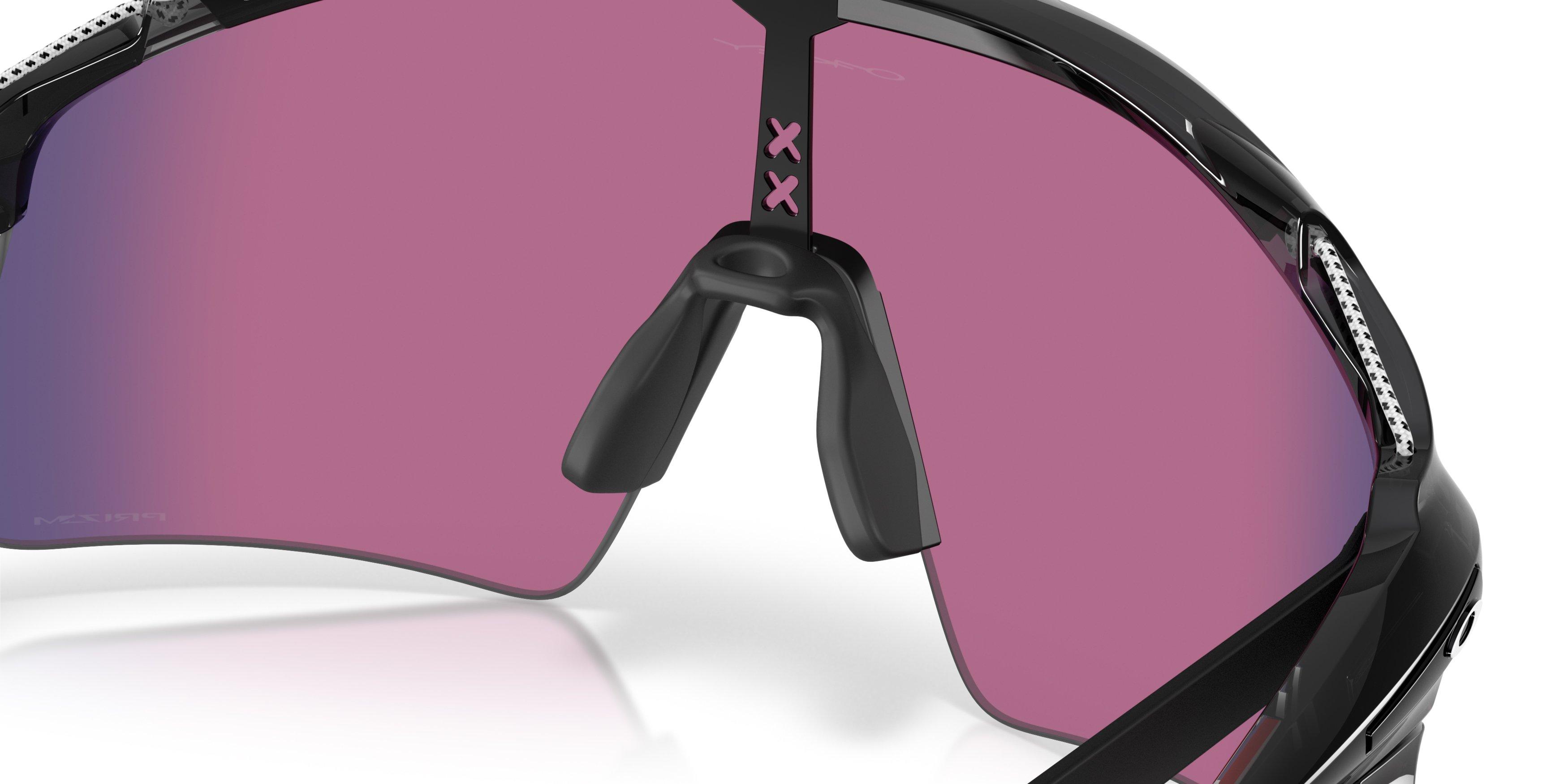Oakley Stunt Wing Prizm Road Sunglasses &ndash; Black Ink - BLACK/PURPLE Thumbnail View 5