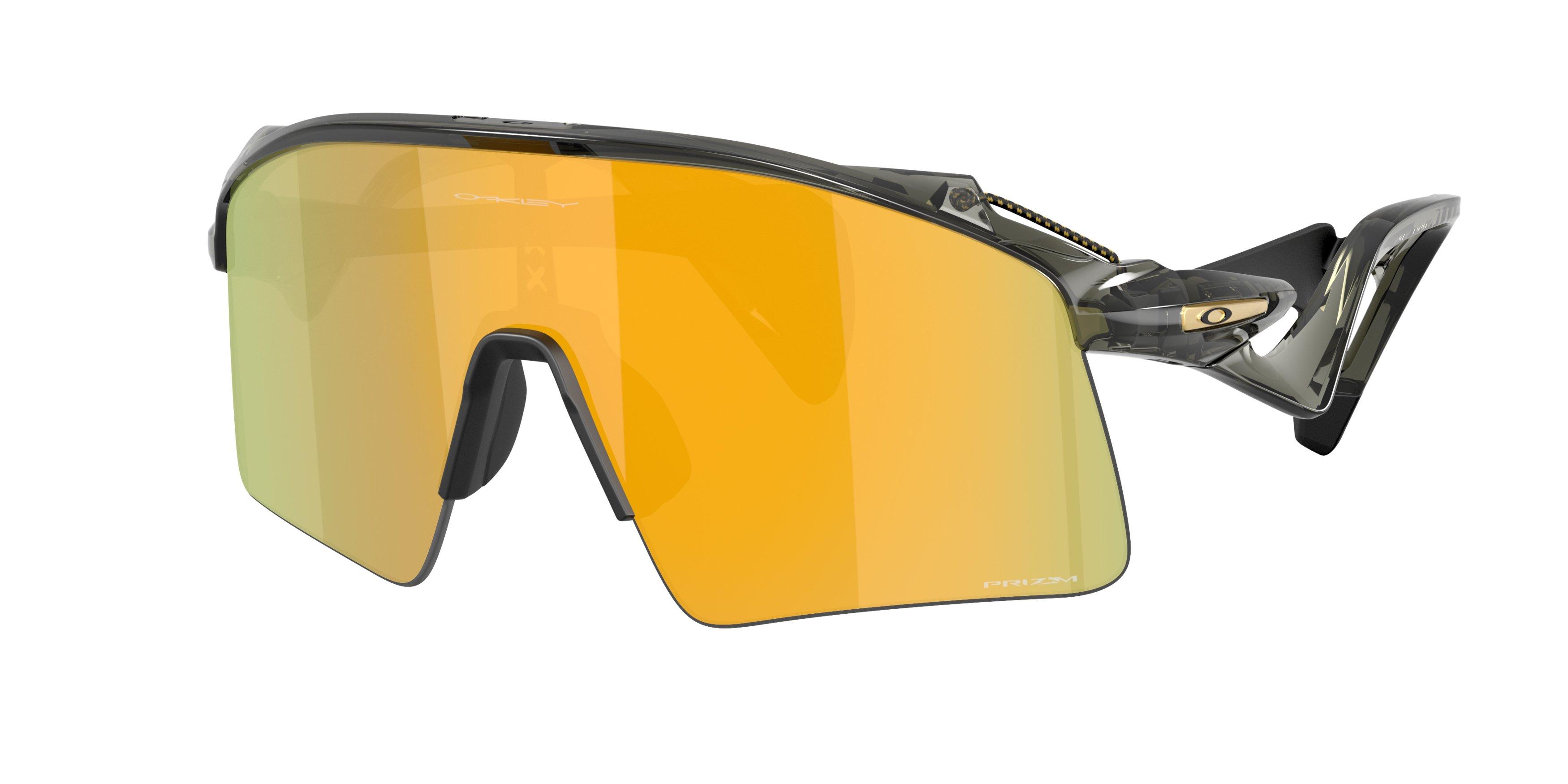 Oakley Stunt Wing Prizm 24K Sunglasses &ndash; Grey Smoke - GREY/GOLD Thumbnail View 1