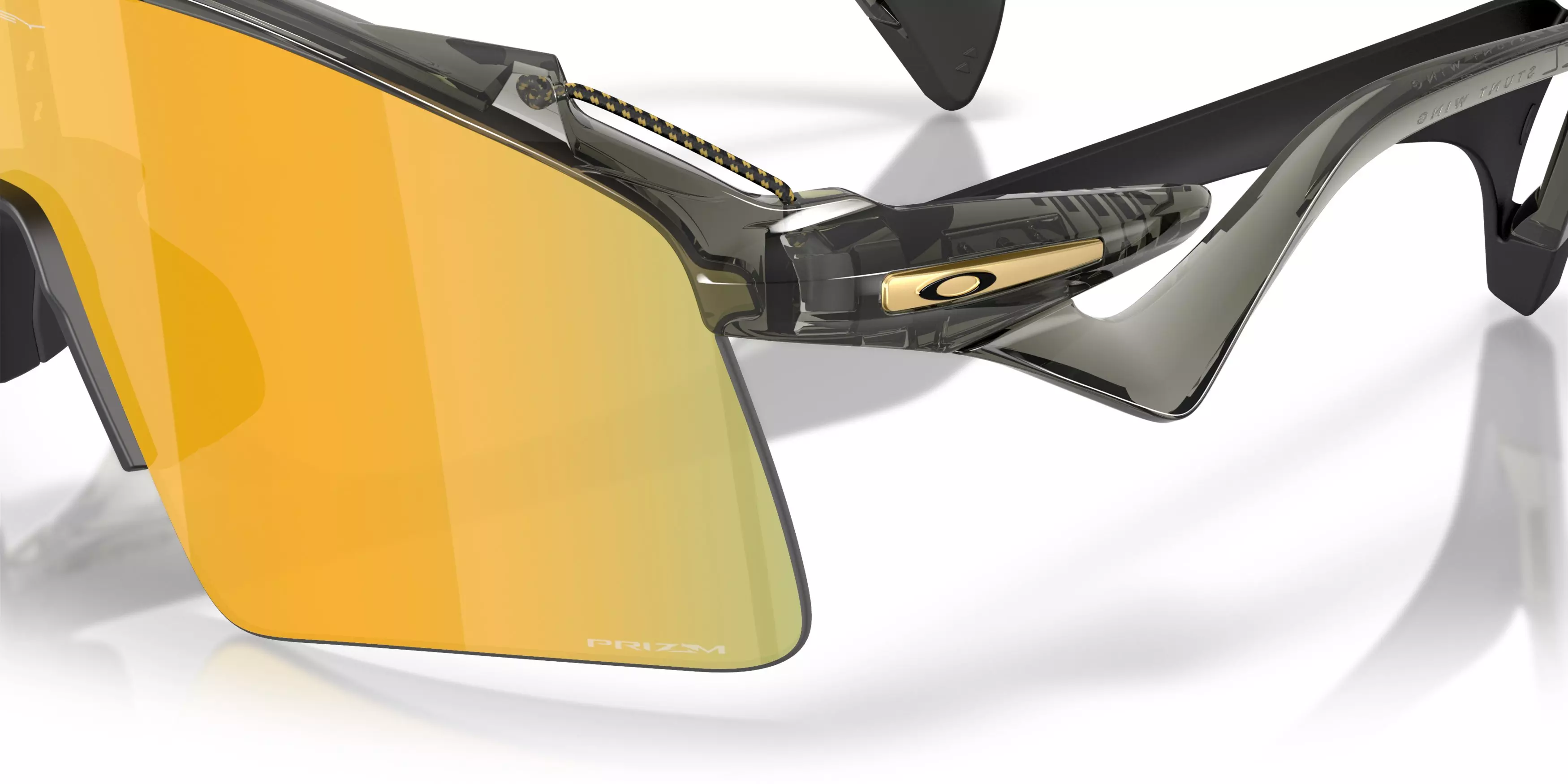 Oakley Stunt Wing Prizm 24K Sunglasses – Grey Smoke - GREY/GOLD