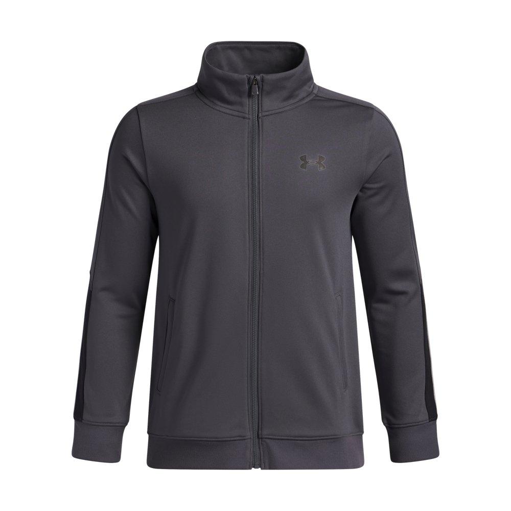Under Armour Brawler Big Boys' Dark Grey Full-Zip Jacket