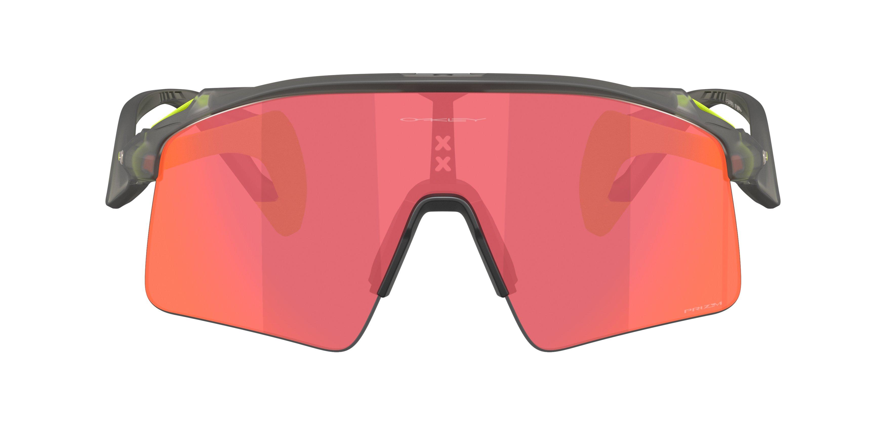 Oakley Stunt Wing Prizm Ruby Sunglasses &ndash; Matte Grey Smoke - GREY/RED Thumbnail View 2