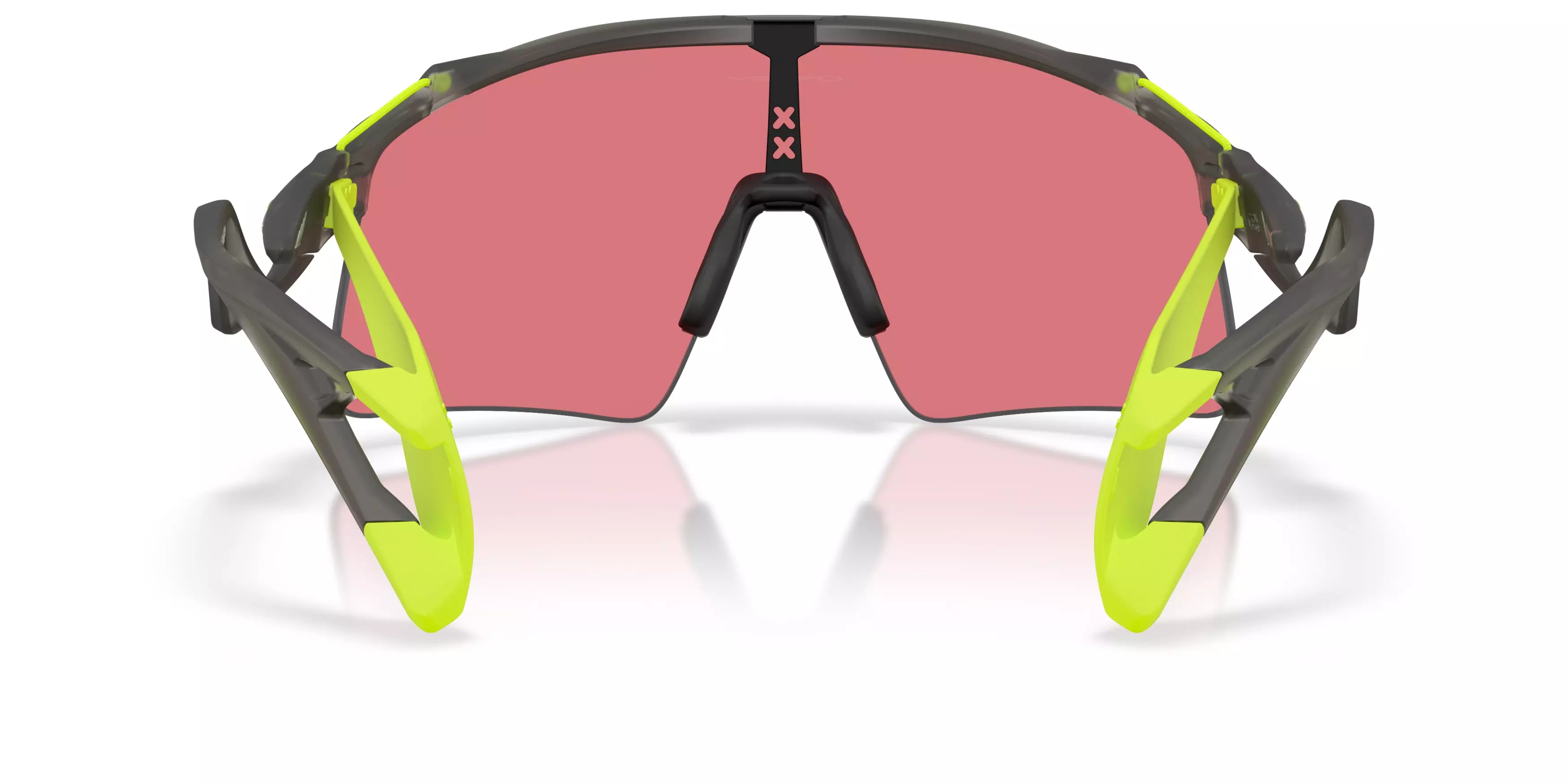 Oakley Stunt Wing Prizm Ruby Sunglasses – Matte Grey Smoke - GREY/RED