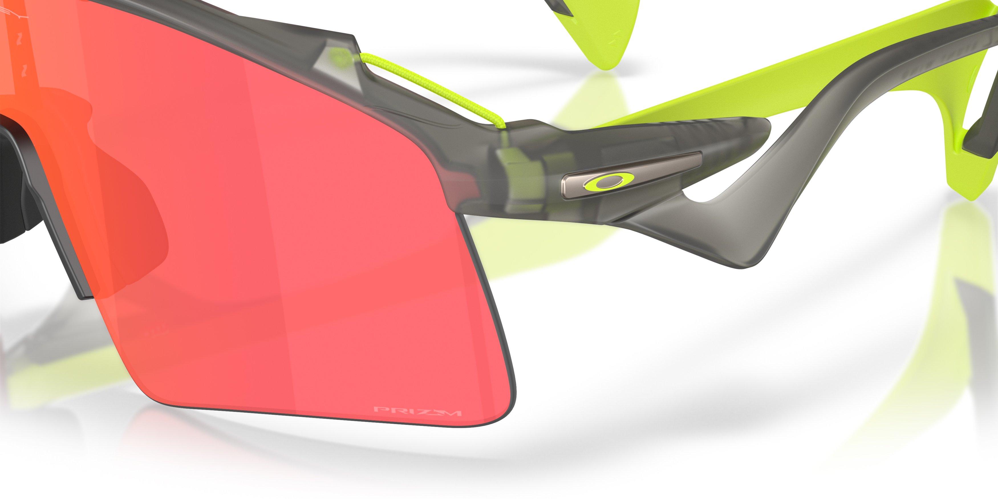 Oakley Stunt Wing Prizm Ruby Sunglasses &ndash; Matte Grey Smoke - GREY/RED Thumbnail View 4