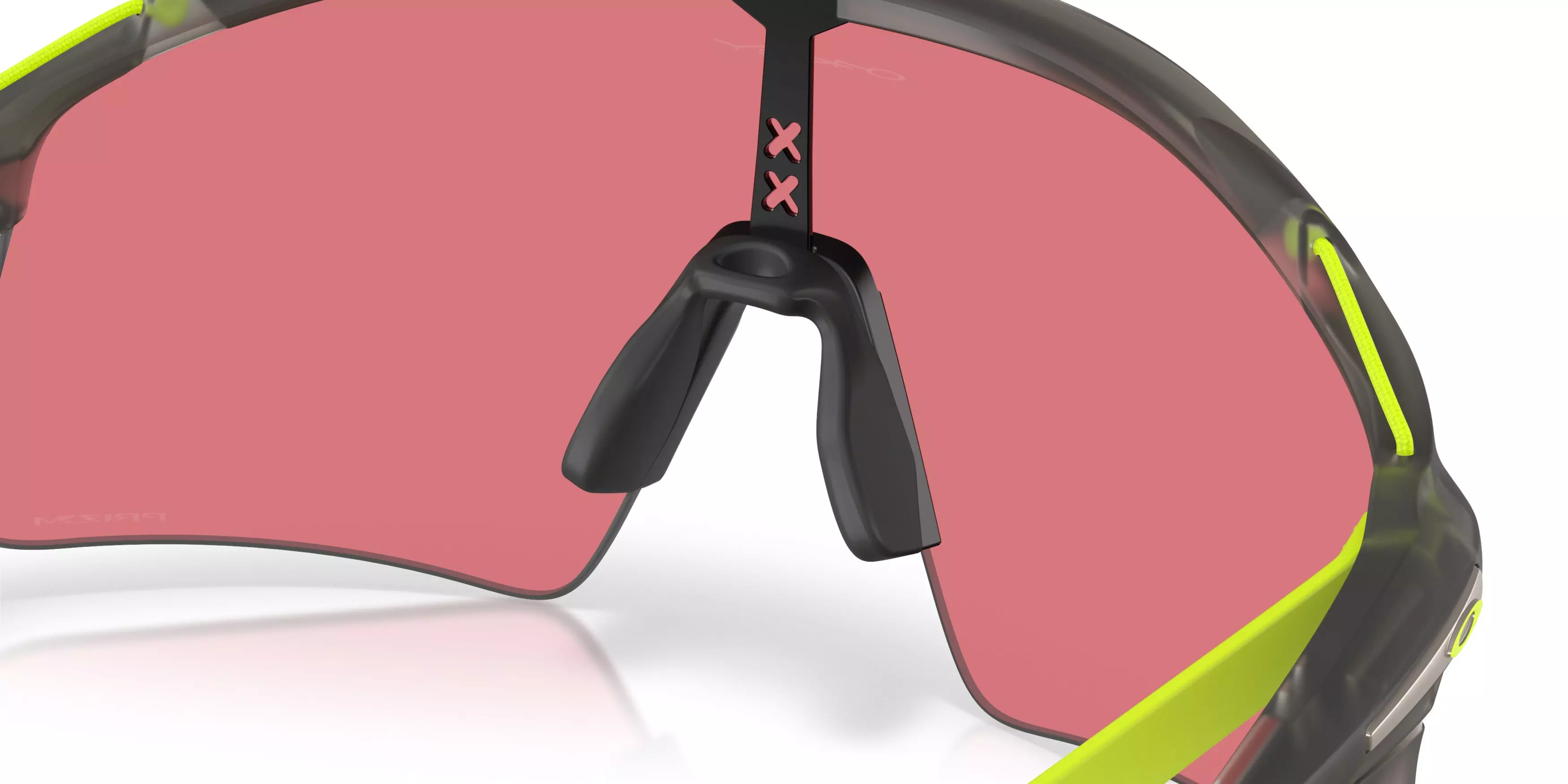 Oakley Stunt Wing Prizm Ruby Sunglasses – Matte Grey Smoke - GREY/RED