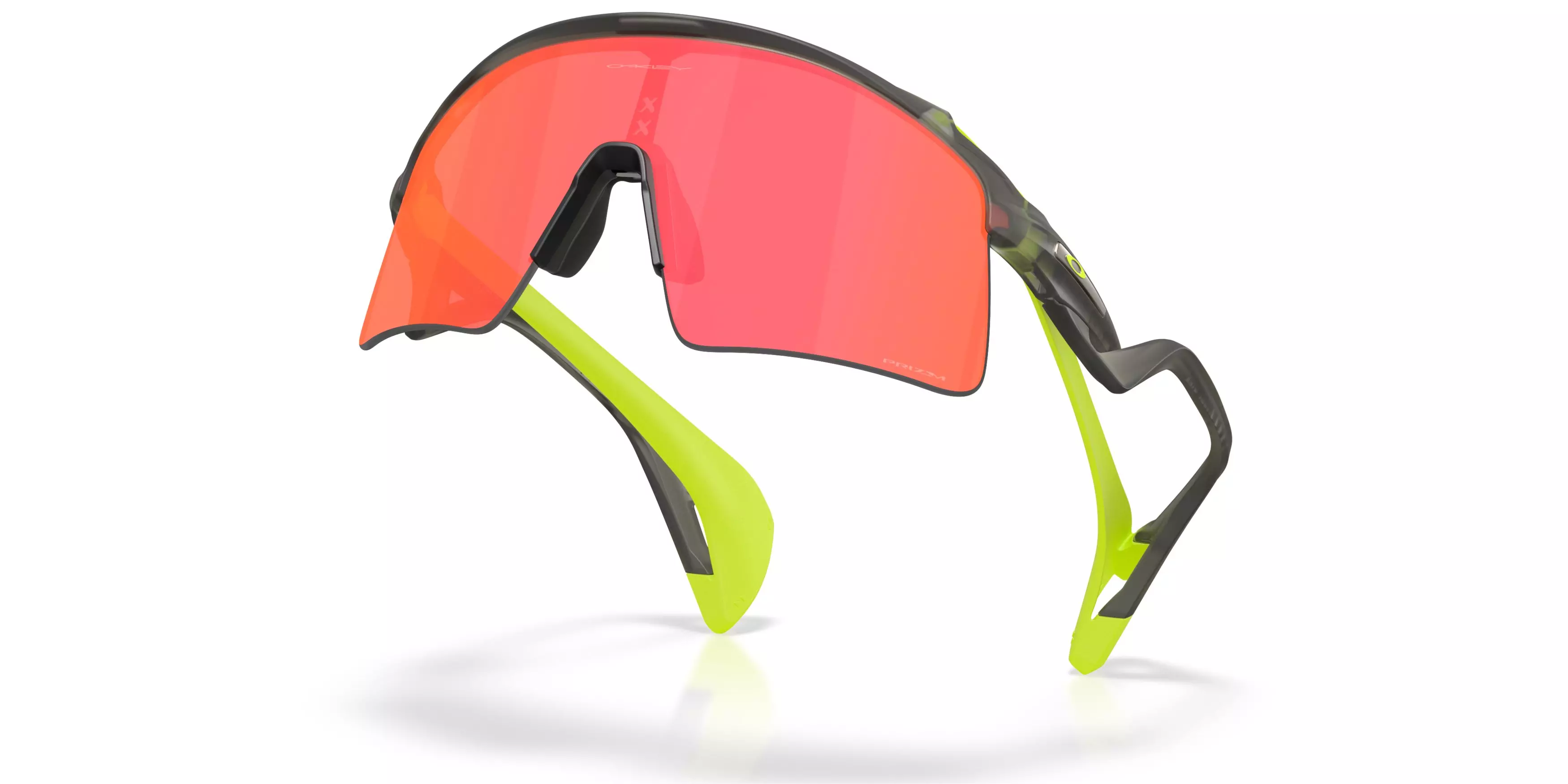 Oakley Stunt Wing Prizm Ruby Sunglasses – Matte Grey Smoke - GREY/RED