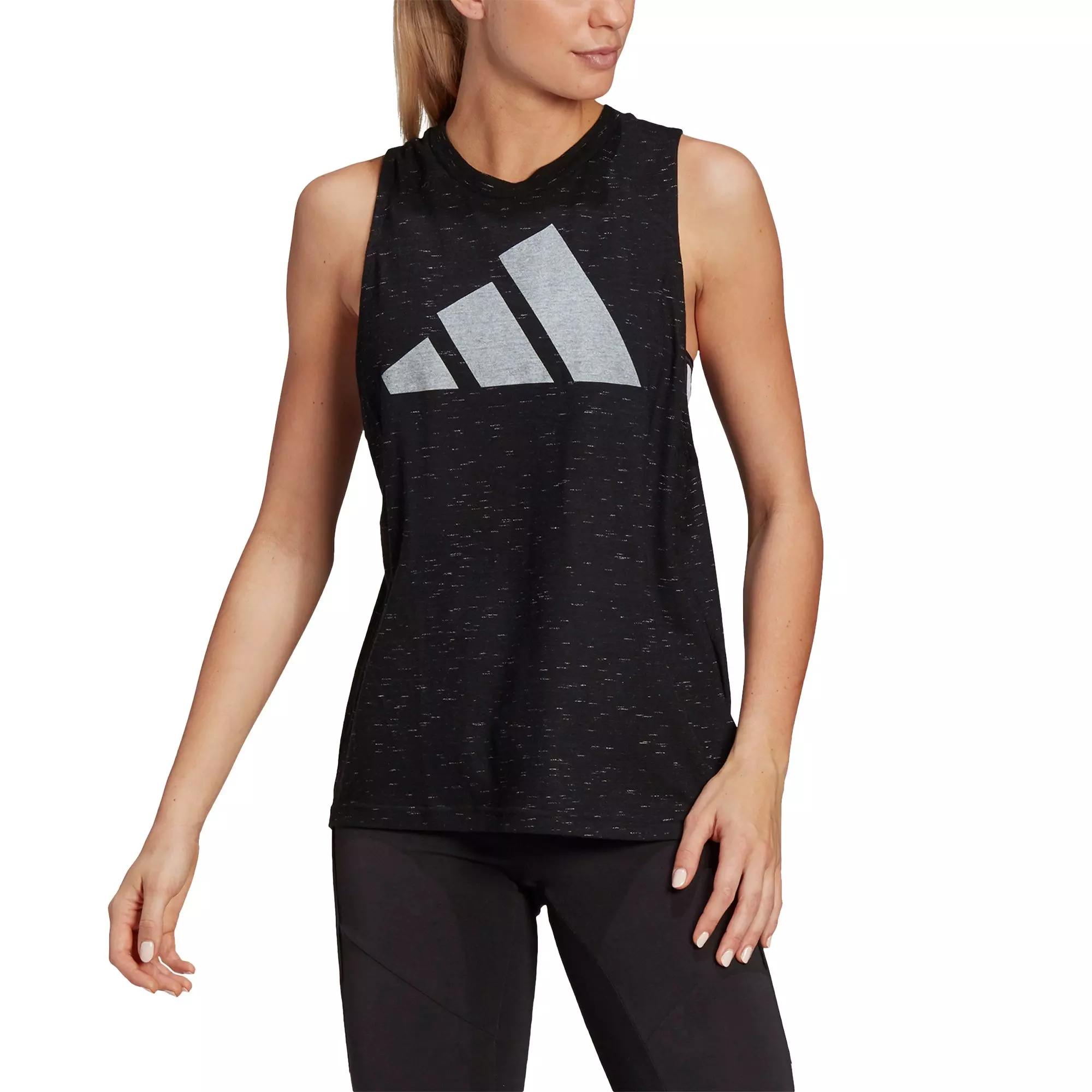 adidas Women's Sportswear Winners 2.0  Black Tank Top - BLACK