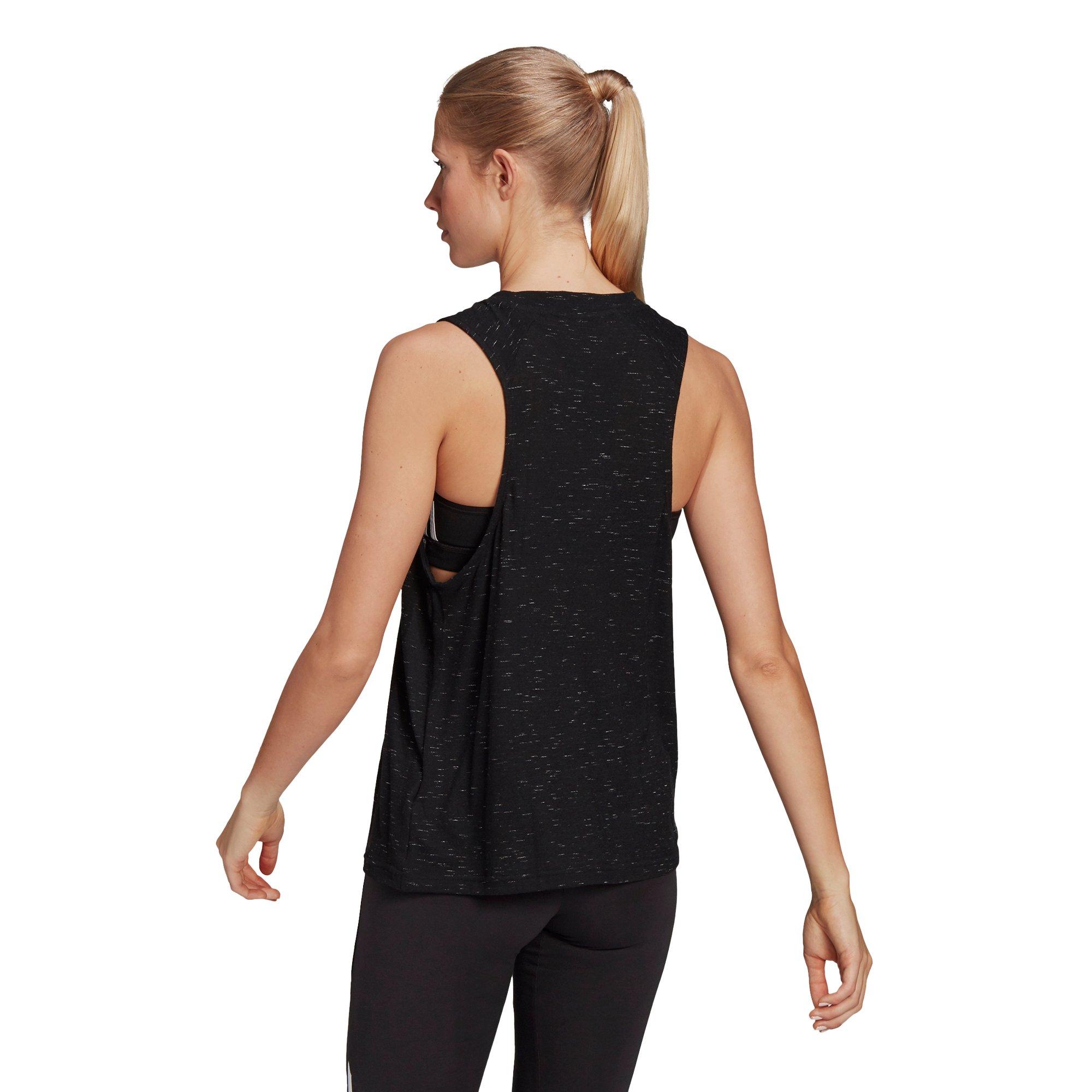 adidas Women's Sportswear Winners 2.0  Black Tank Top - BLACK Thumbnail View 2