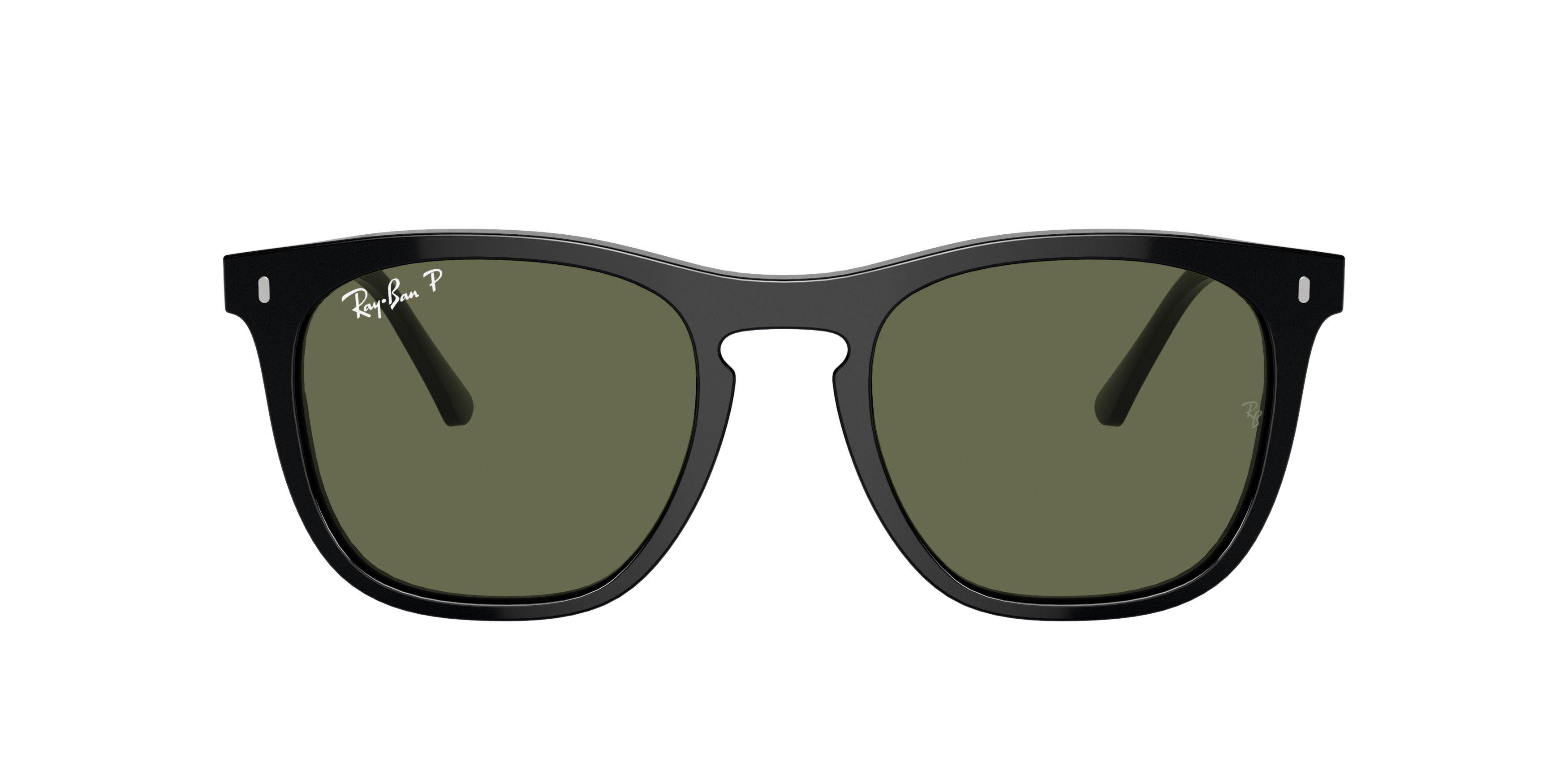 Ray-Ban Phantos Sunglasses - BLACK/GREEN Thumbnail View 3
