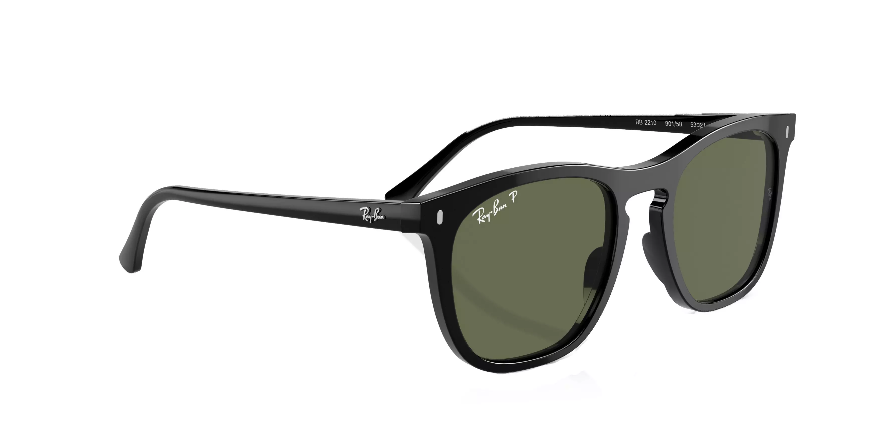 Ray-Ban Phantos Sunglasses - BLACK/GREEN