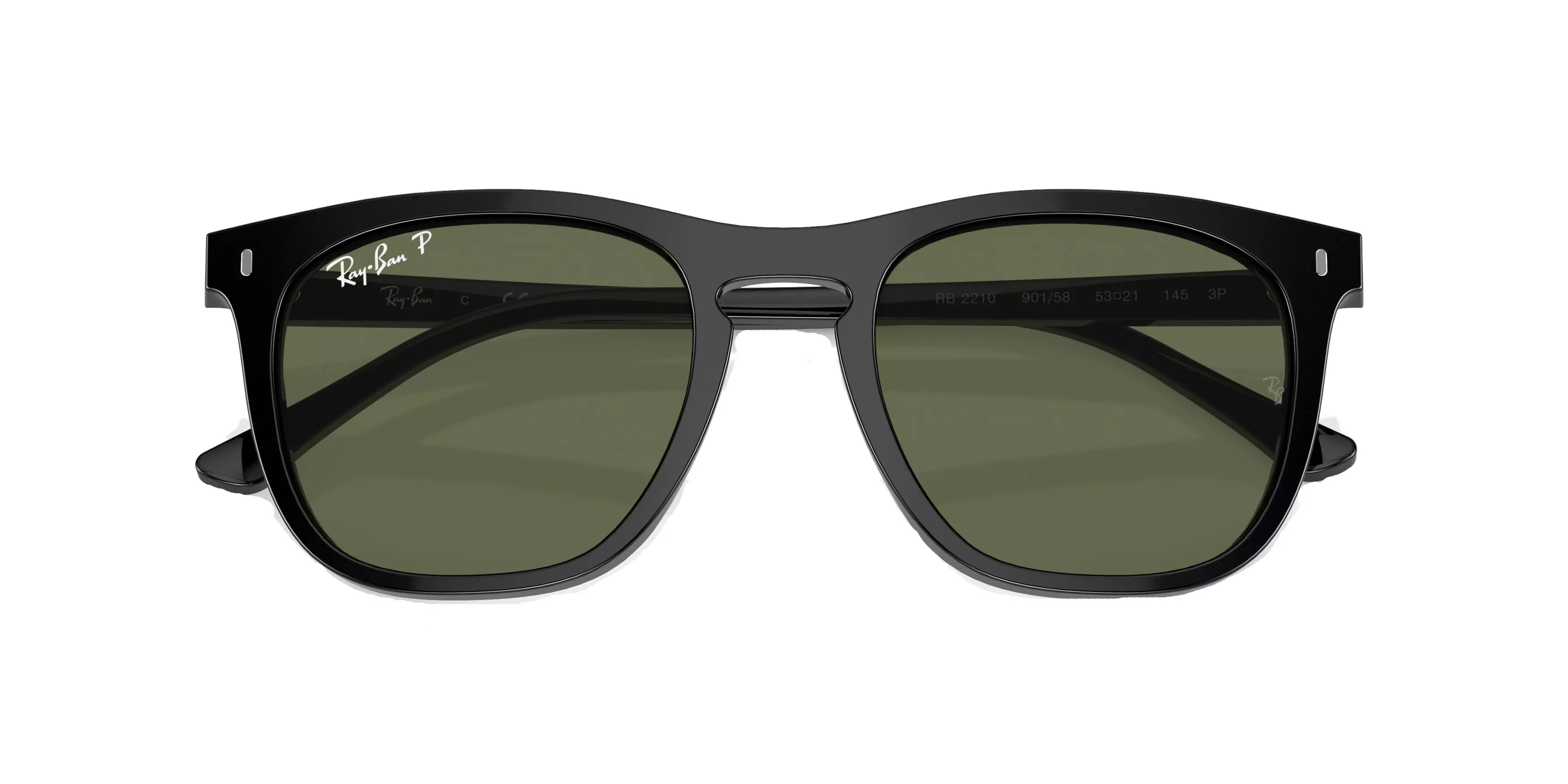 Ray-Ban Phantos Sunglasses - BLACK/GREEN