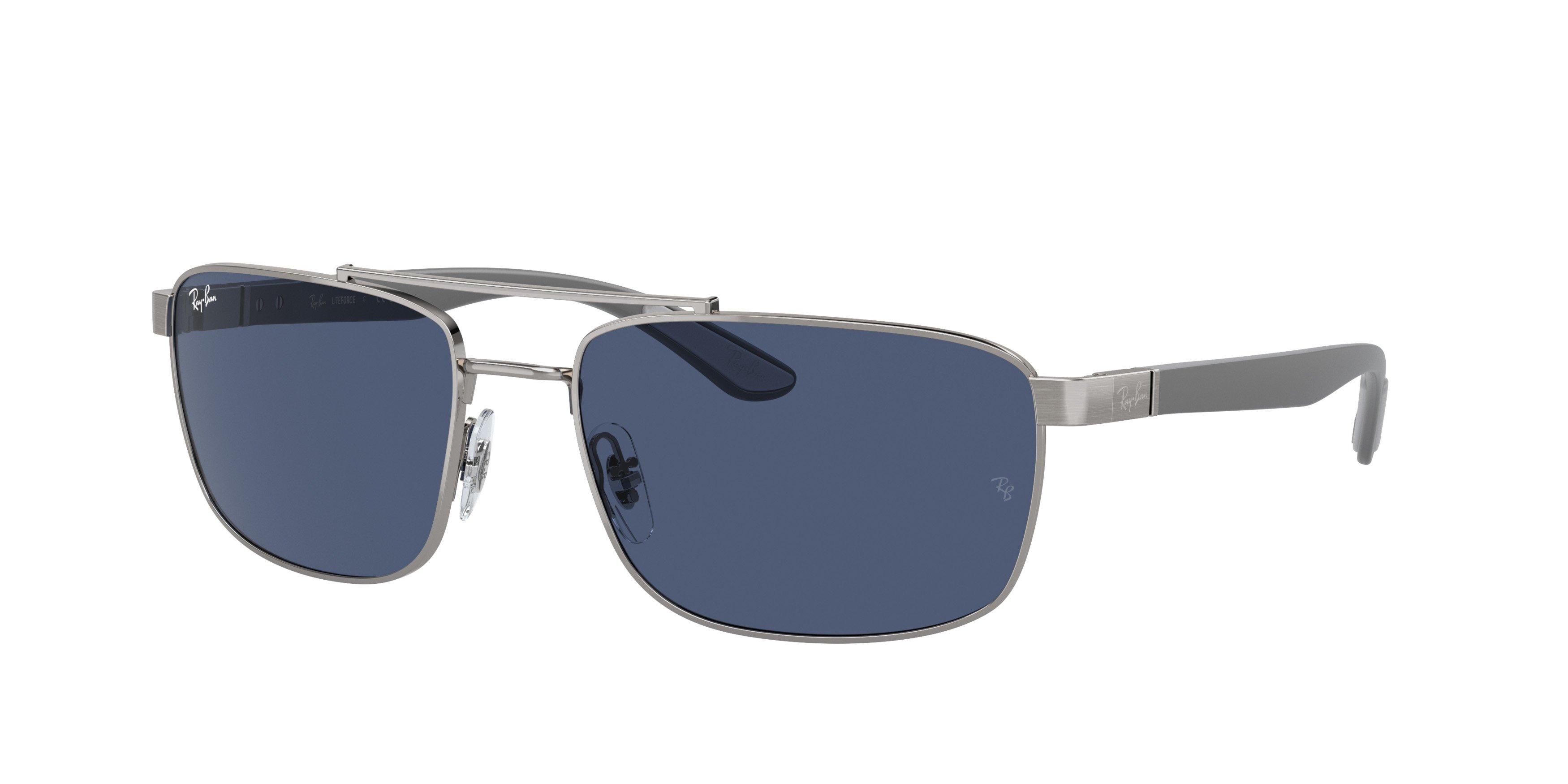 Ray-Ban 0RB3737 Sunglasses - GREY/BLUE Thumbnail View 1