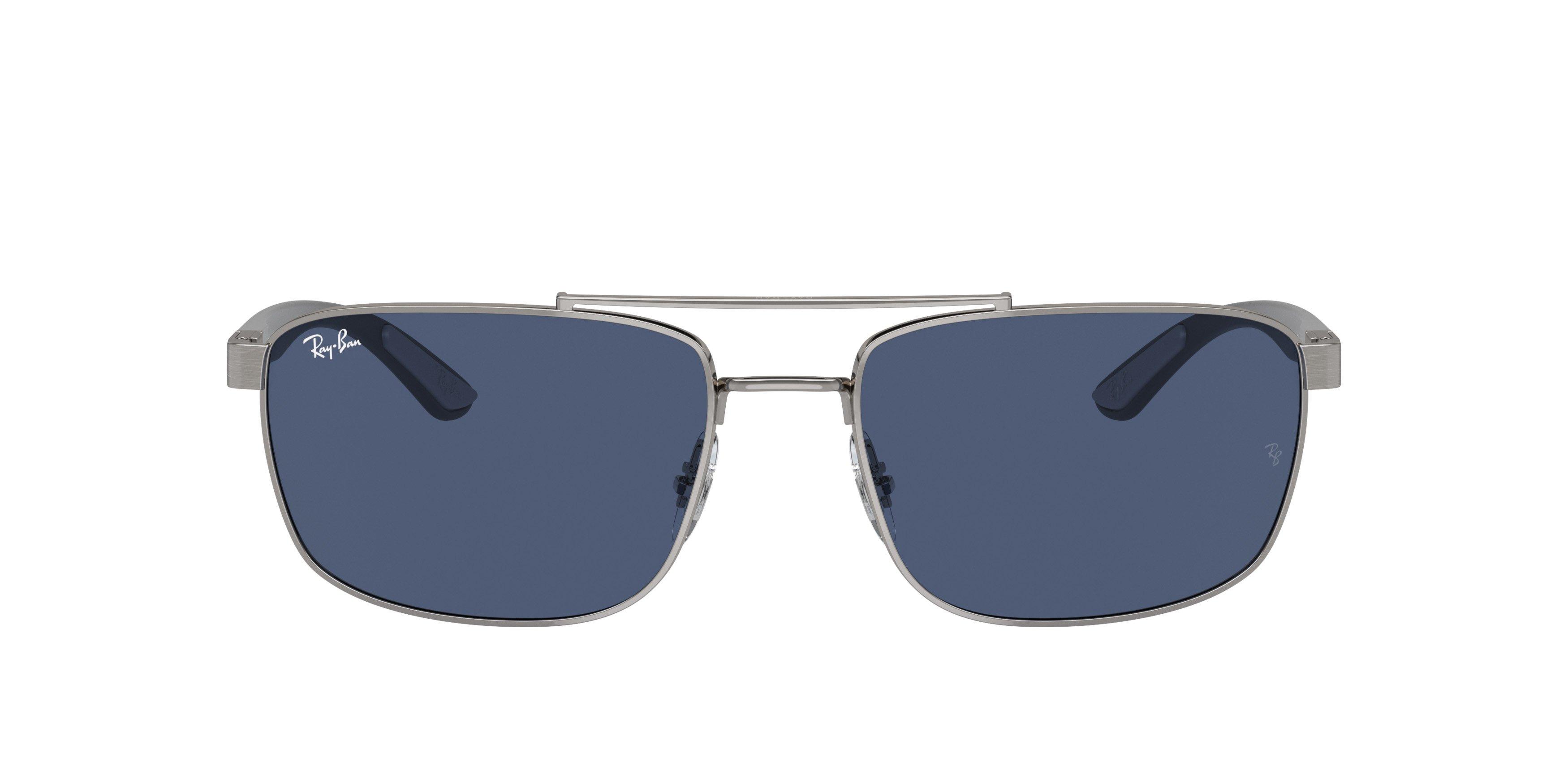 Ray-Ban 0RB3737 Sunglasses - GREY/BLUE Thumbnail View 3