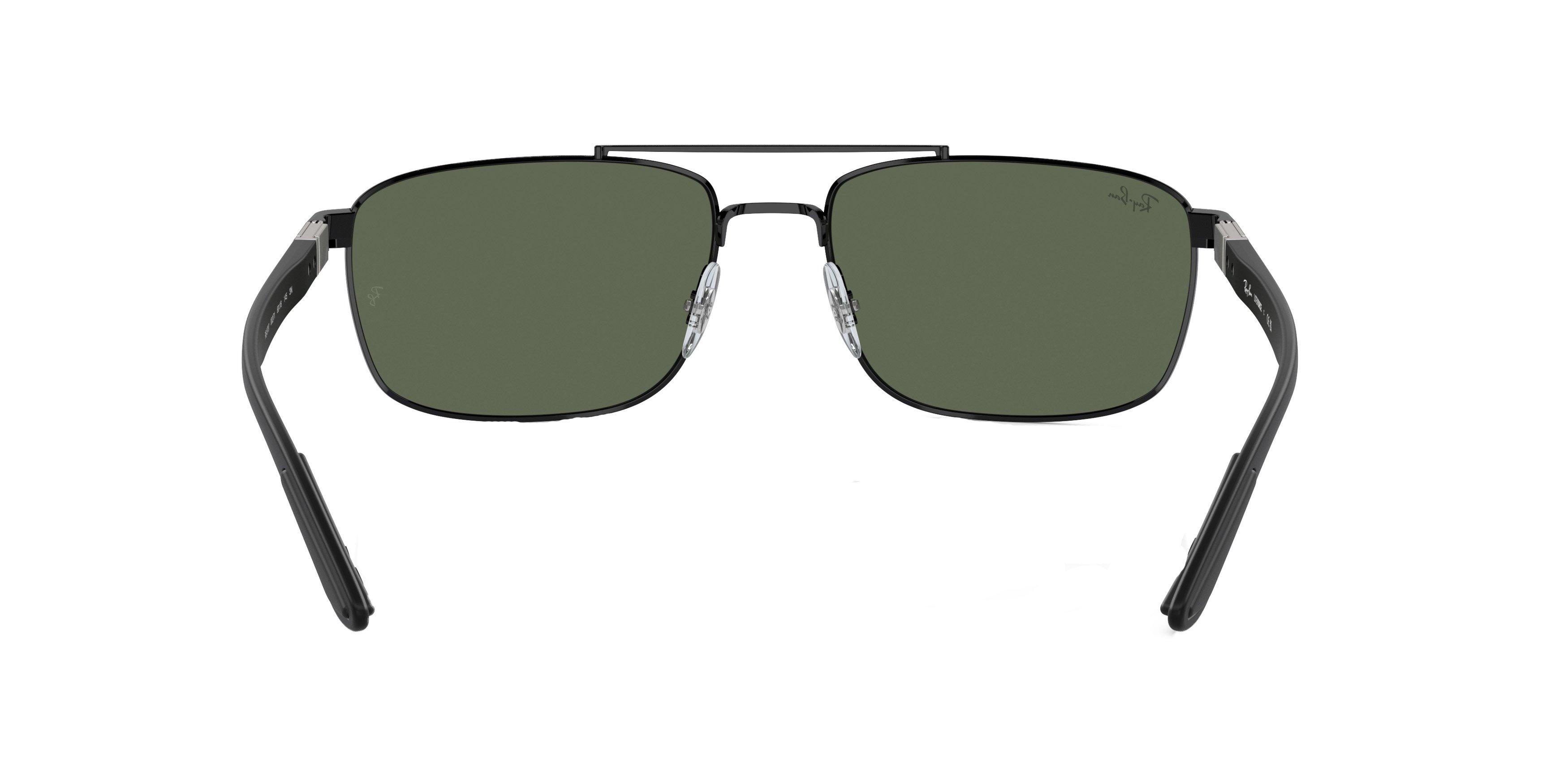Ray-Ban 0RB3737 Sunglasses - BLACK/GREEN Thumbnail View 2