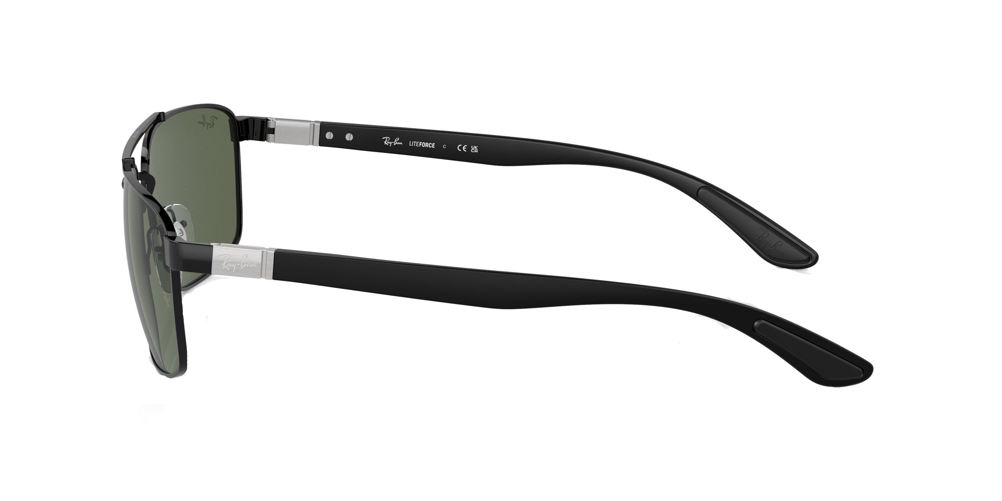 Ray-Ban 0RB3737 Sunglasses - BLACK/GREEN Thumbnail View 5