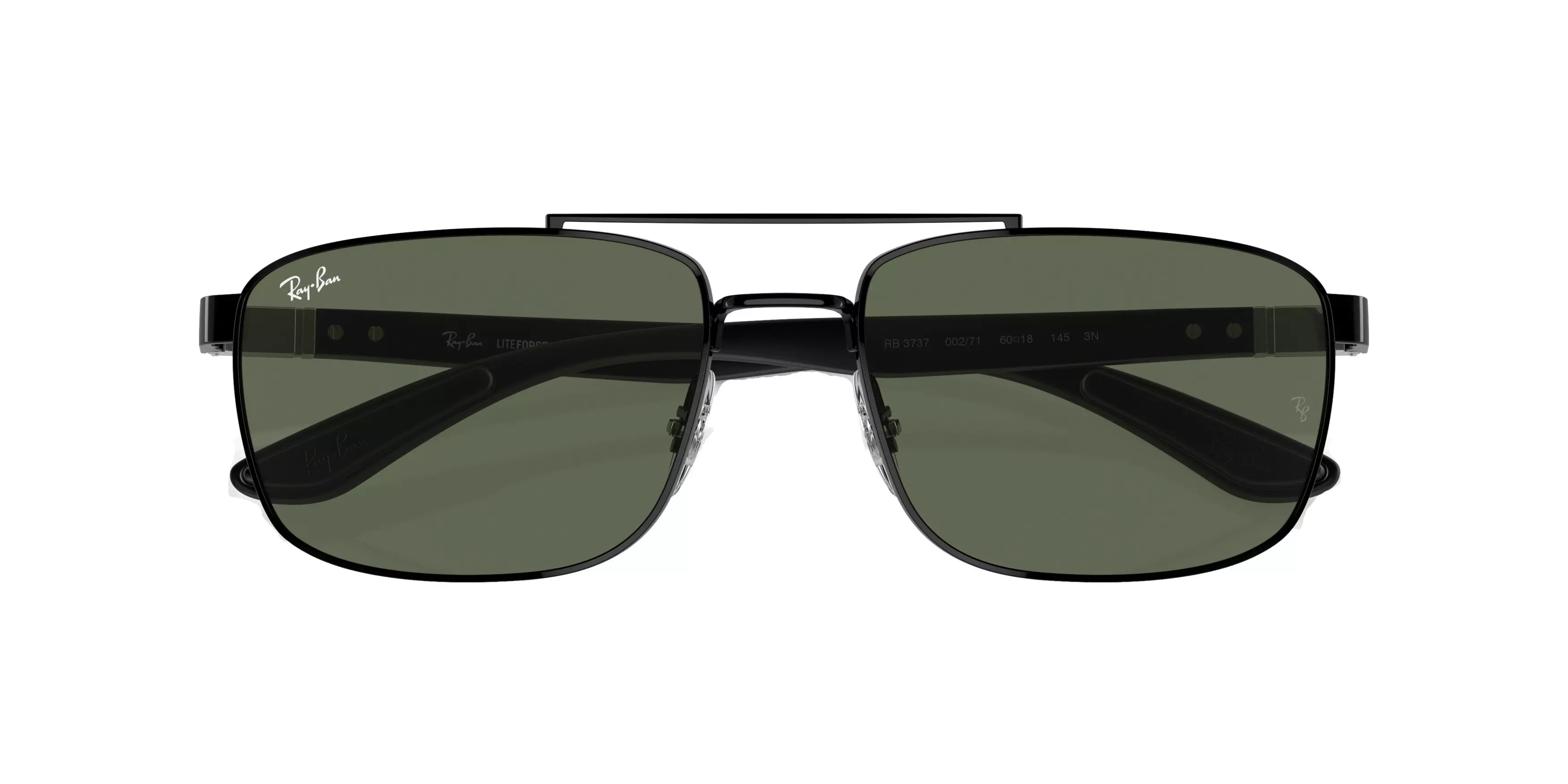Ray-Ban 0RB3737 Sunglasses - BLACK/GREEN