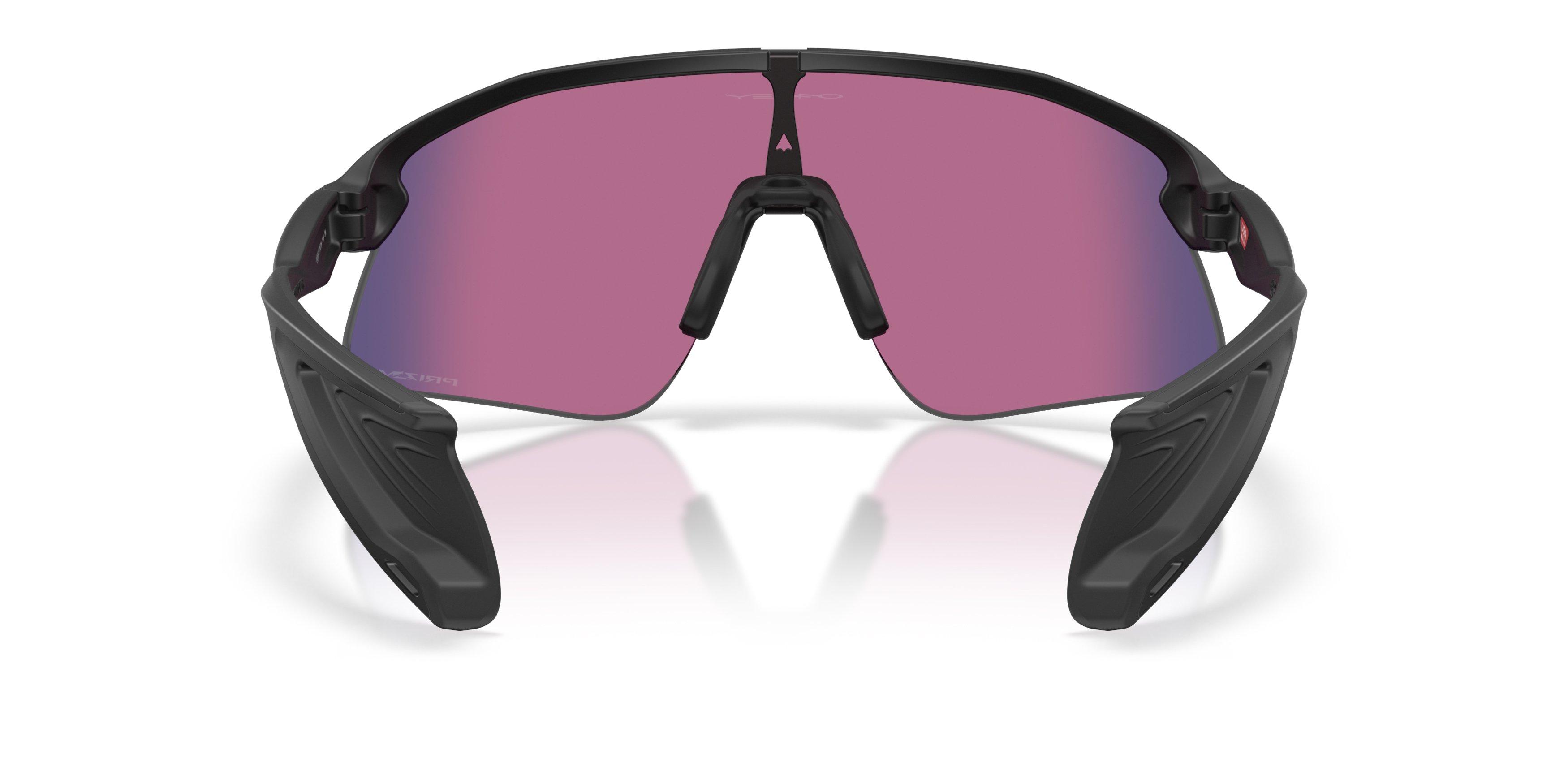 Oakley Stunt Devil Prizm Road Sunglasses &ndash; Matte Black - BLACK/PURPLE Thumbnail View 3