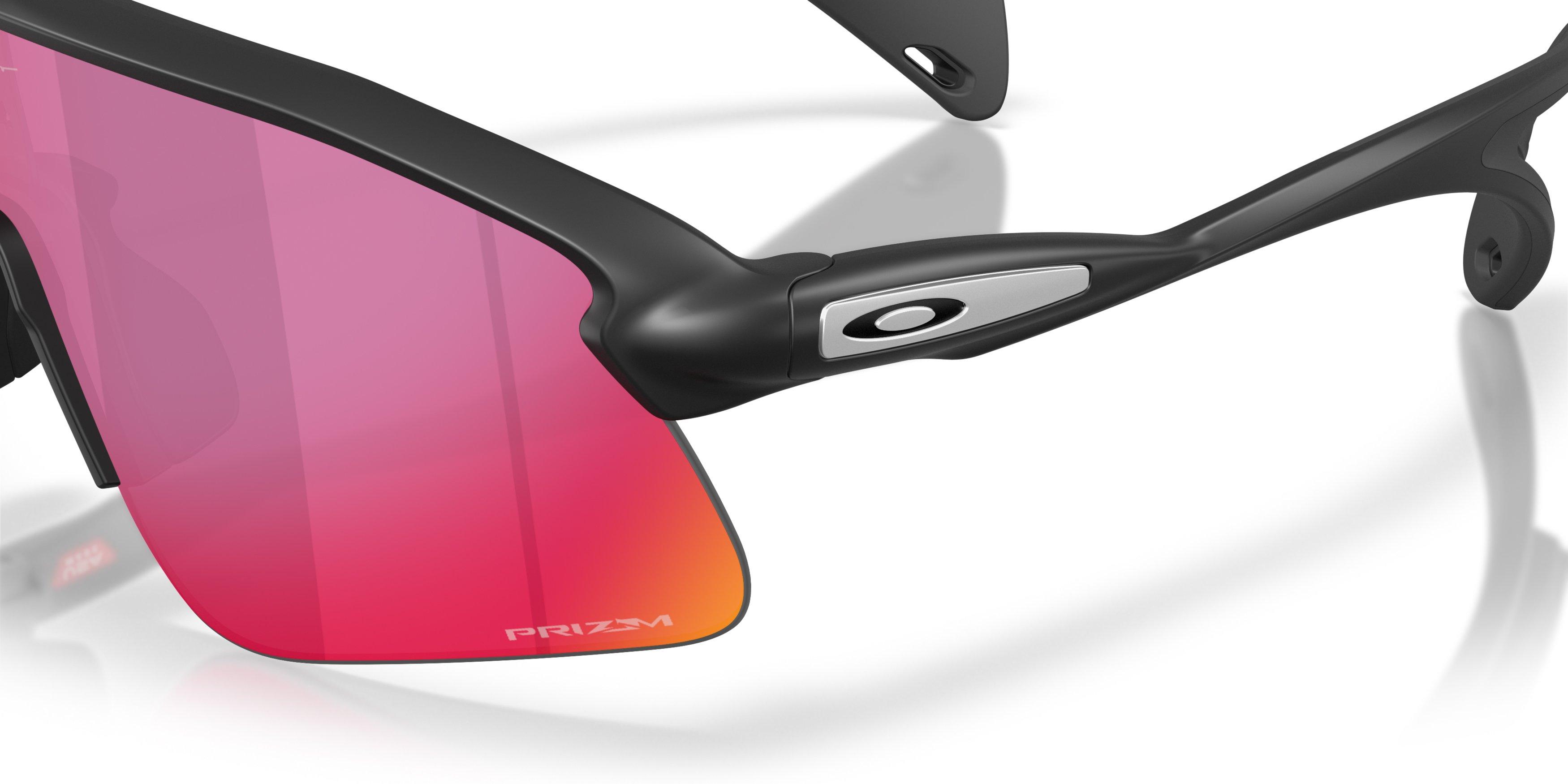 Oakley Stunt Devil Prizm Road Sunglasses &ndash; Matte Black - BLACK/PURPLE Thumbnail View 4