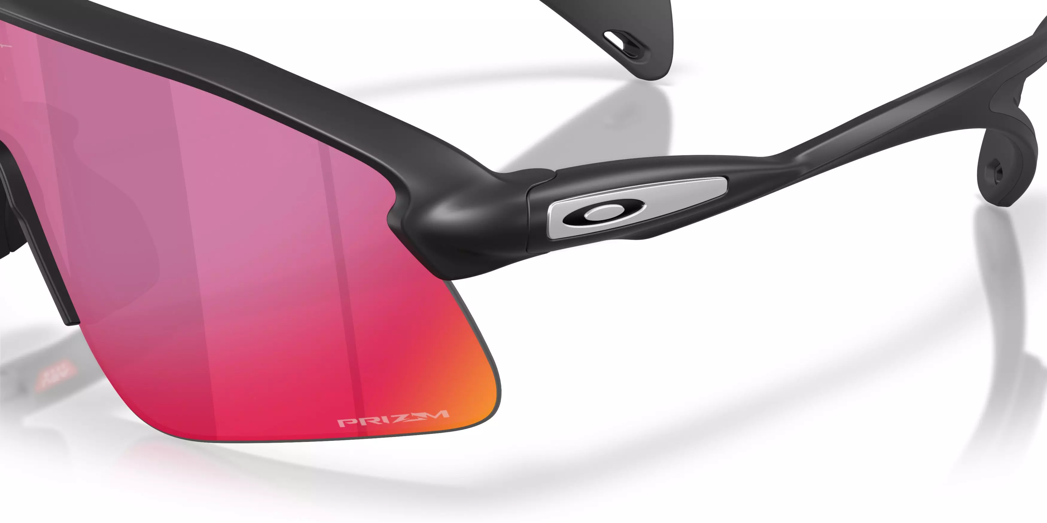 Oakley Stunt Devil Prizm Road Sunglasses – Matte Black - BLACK/PURPLE
