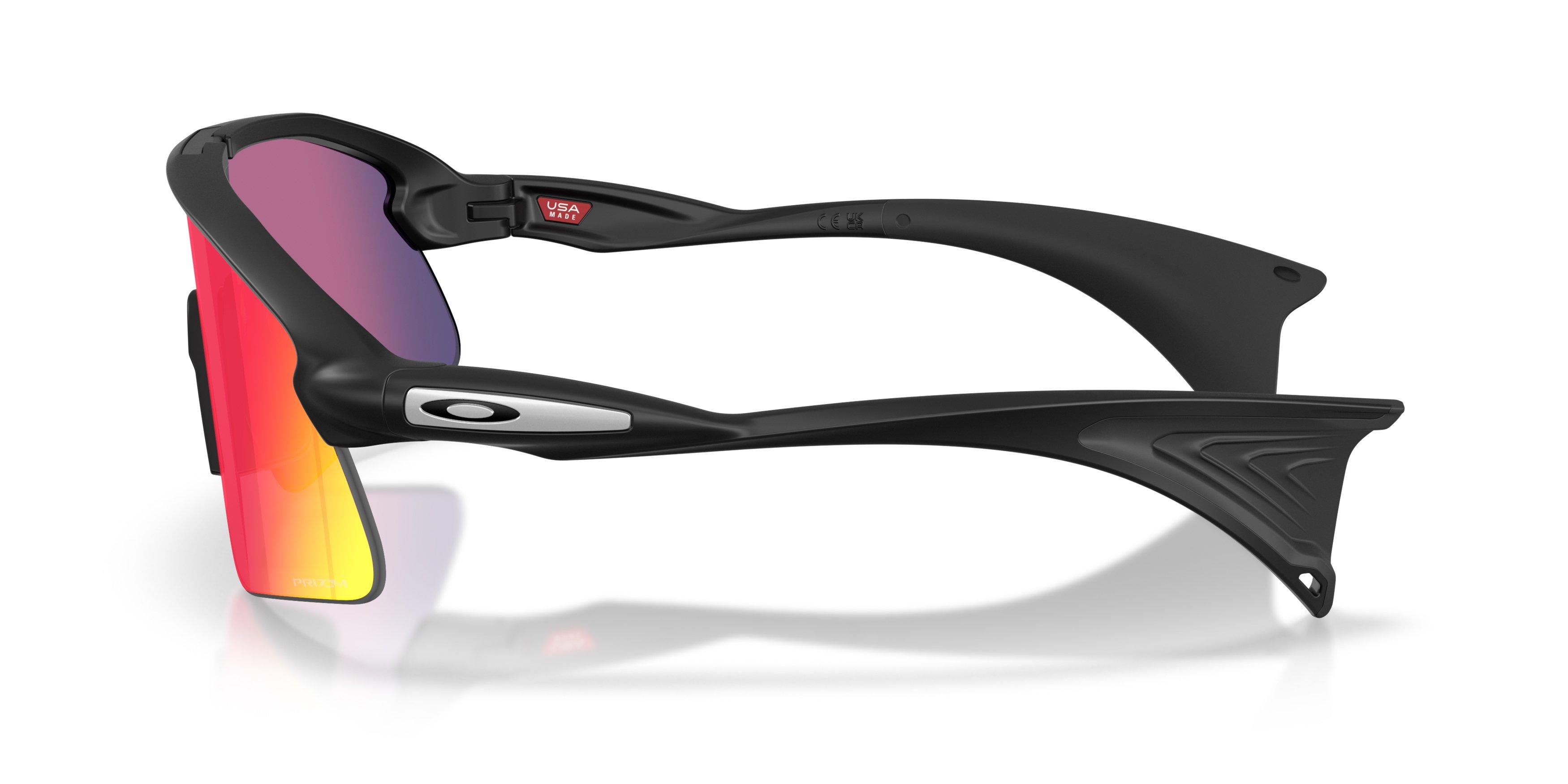 Oakley Stunt Devil Prizm Road Sunglasses &ndash; Matte Black - BLACK/PURPLE Thumbnail View 6
