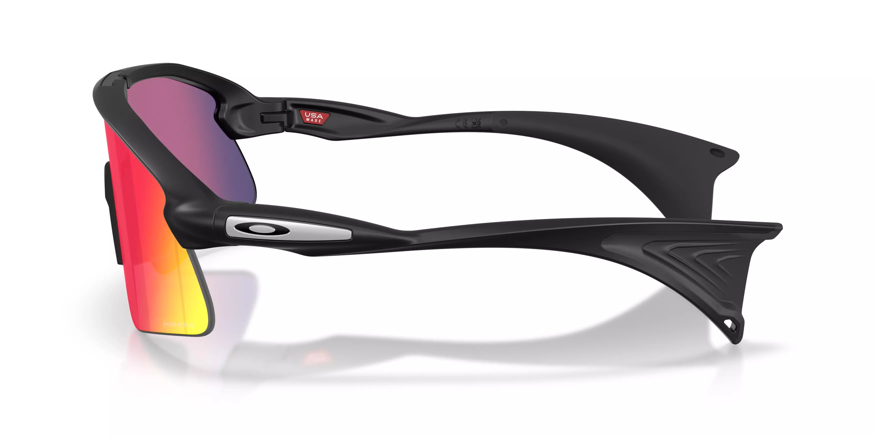 Oakley Stunt Devil Prizm Road Sunglasses – Matte Black - BLACK/PURPLE