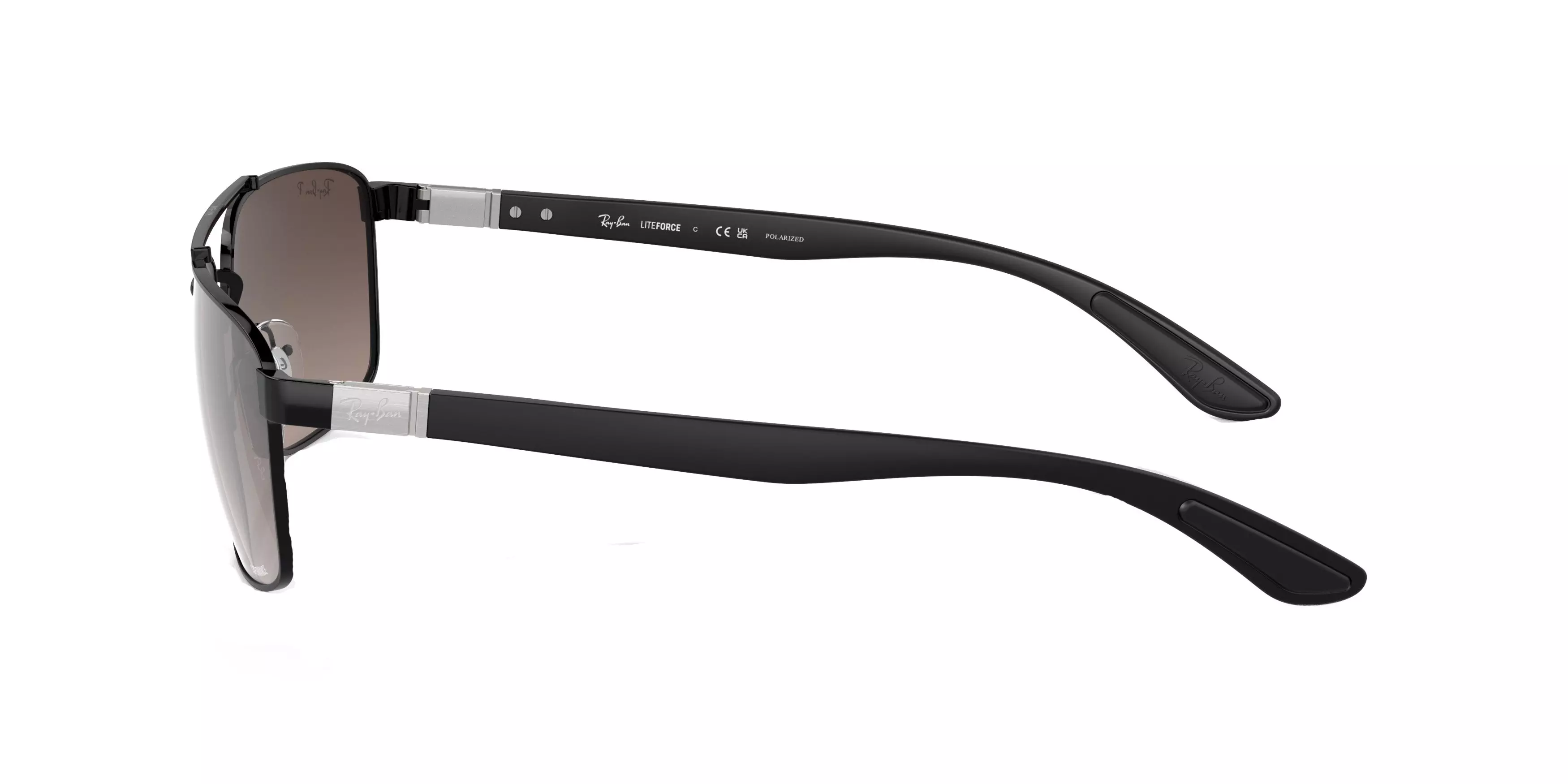 Ray-Ban 0RB3737CH Chromance Sunglasses - BLACK/SILVER