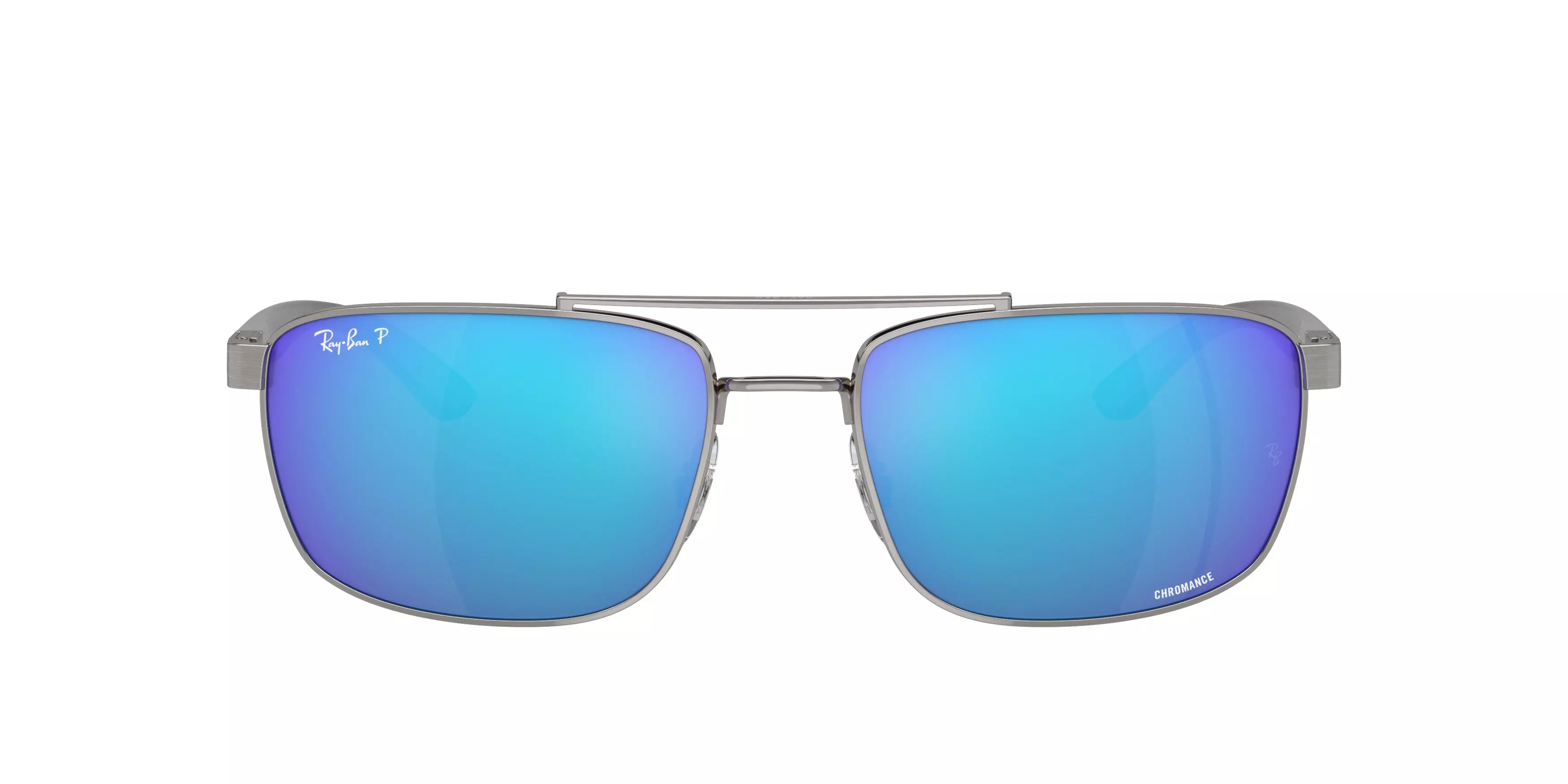 Ray-Ban 0RB3737CH Chromance Sunglasses - GREY/BLUE
