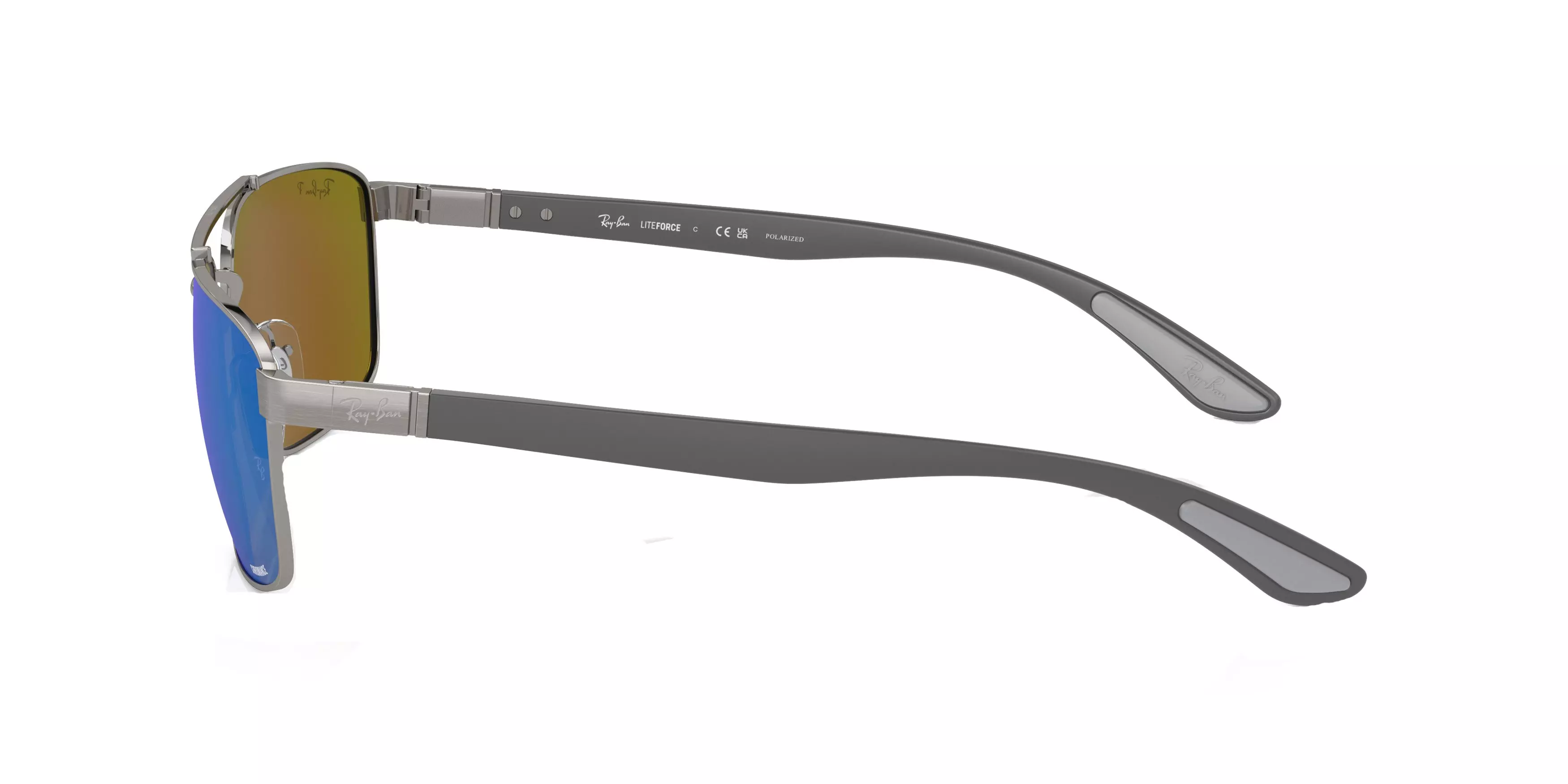 Ray-Ban 0RB3737CH Chromance Sunglasses - GREY/BLUE