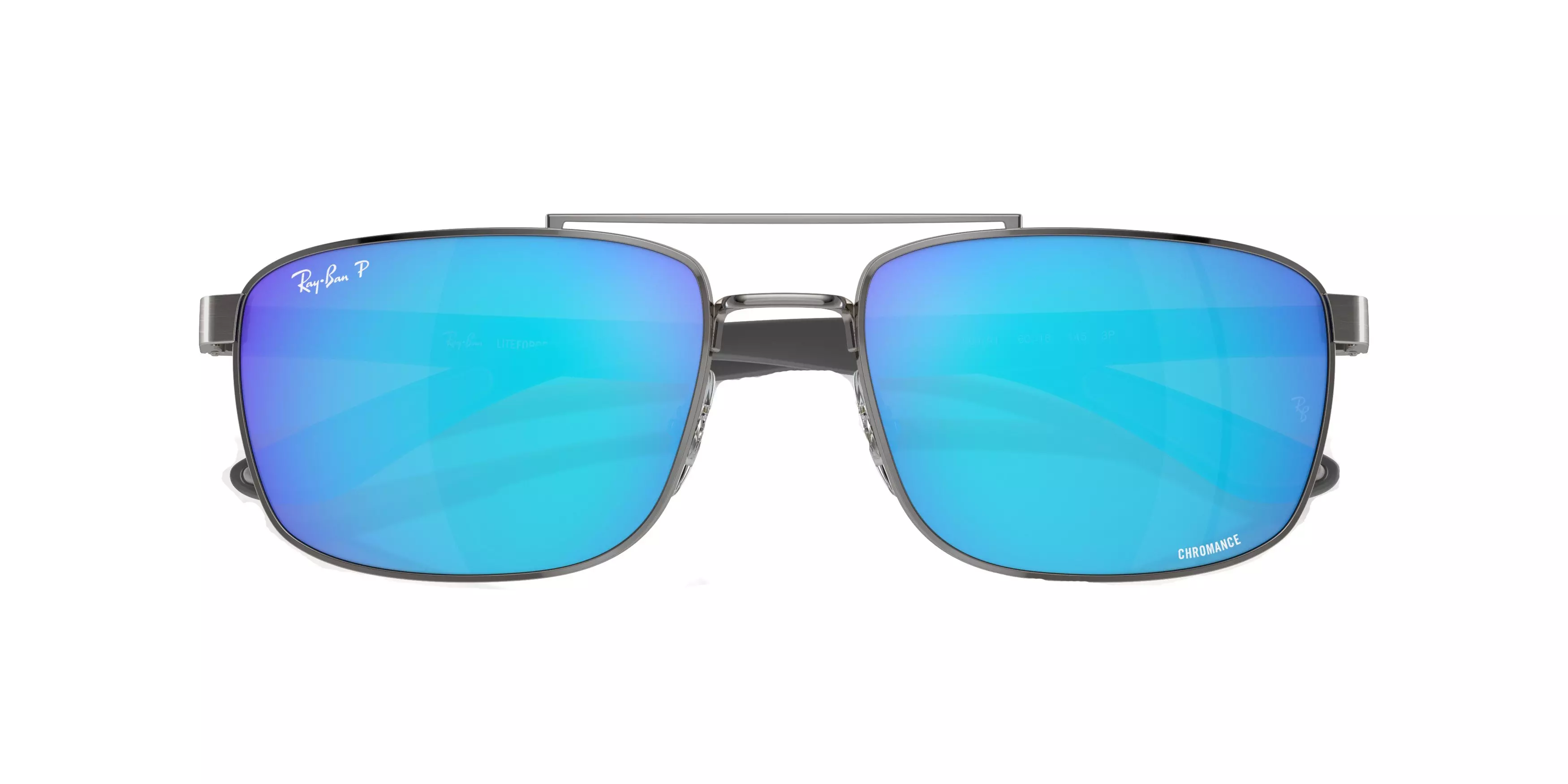 Ray-Ban 0RB3737CH Chromance Sunglasses - GREY/BLUE