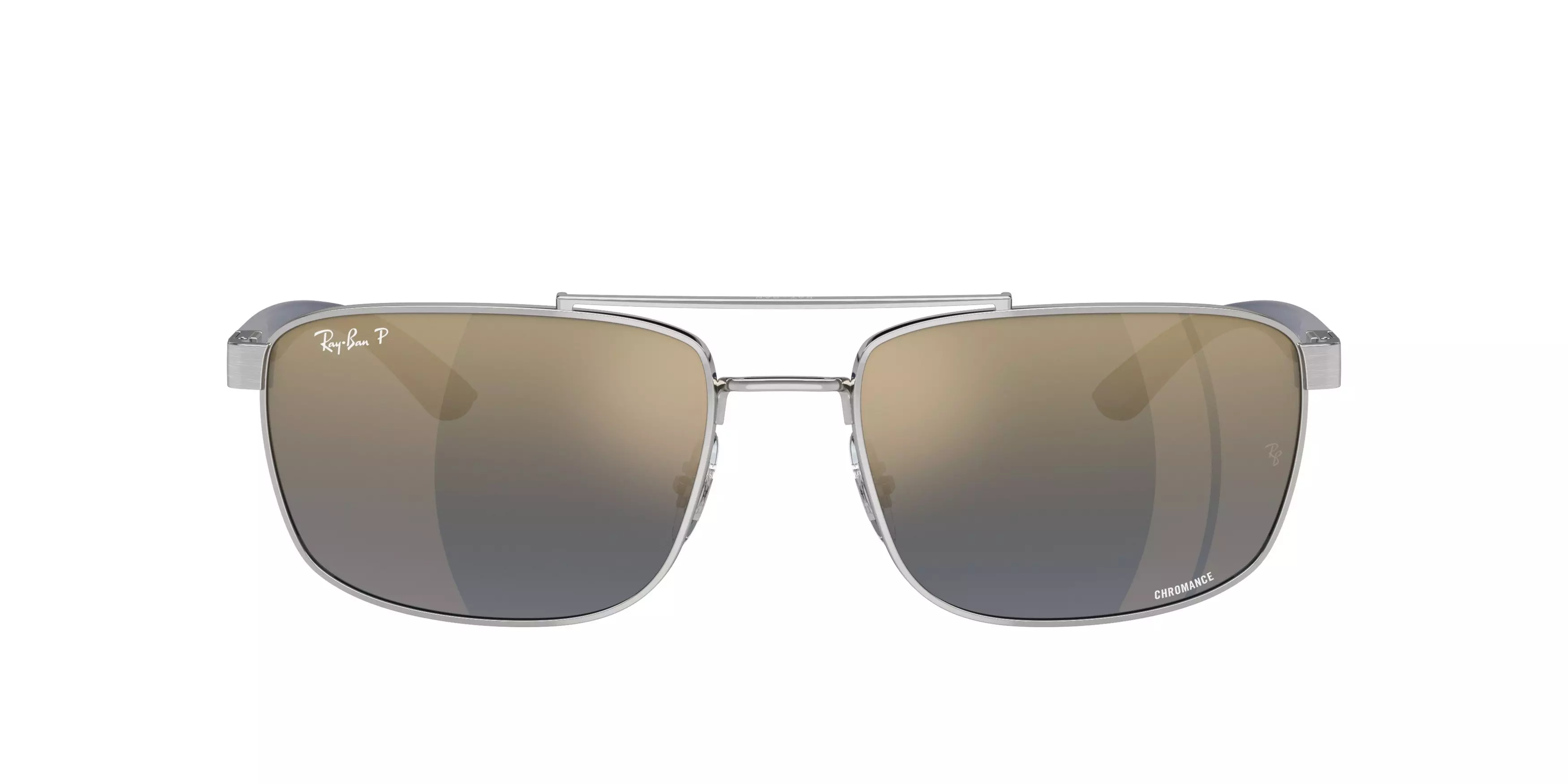 Ray-Ban 0RB3737CH Chromance Sunglasses - SILVER/GOLD