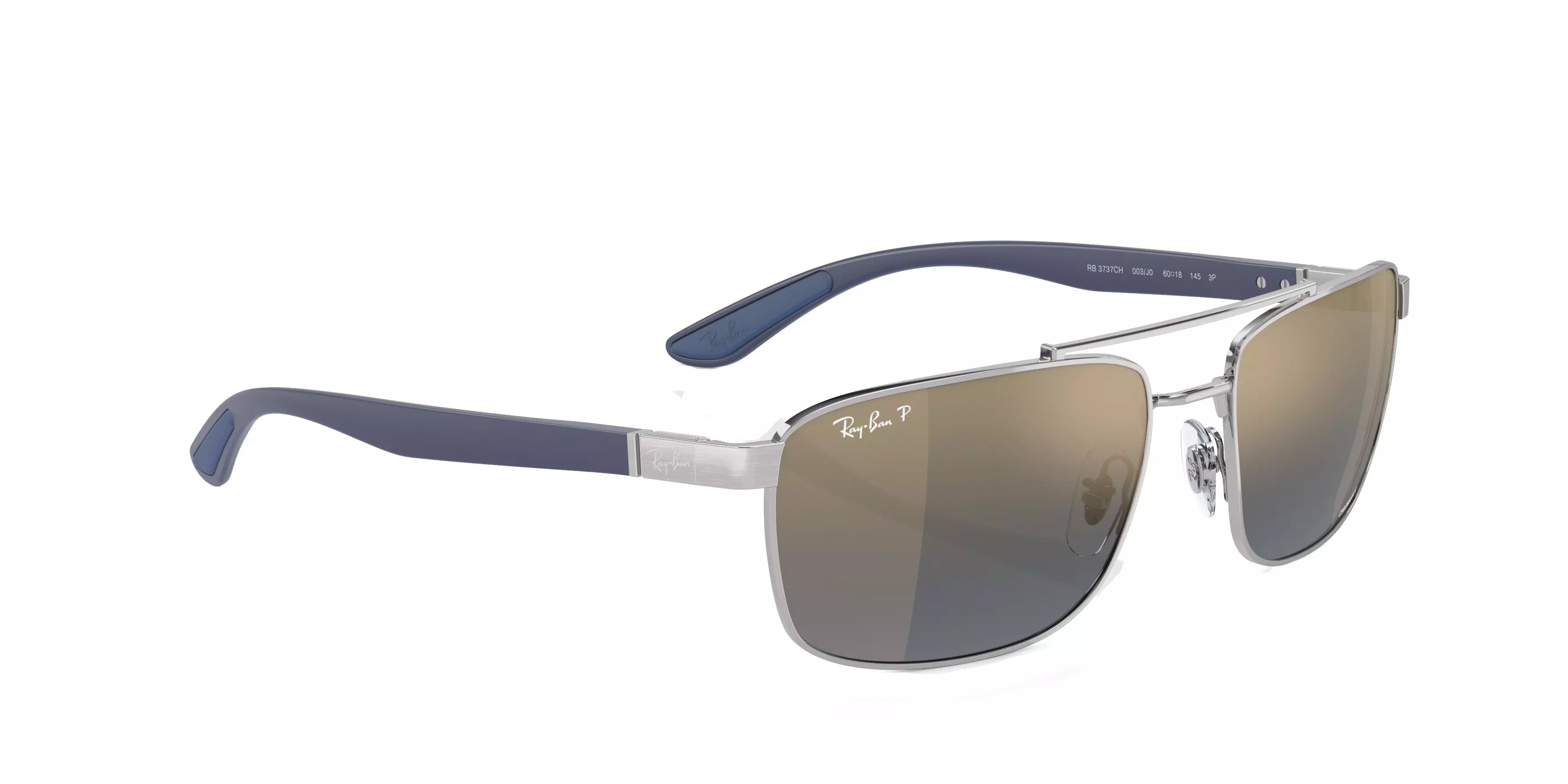 Ray-Ban 0RB3737CH Chromance Sunglasses - SILVER/GOLD