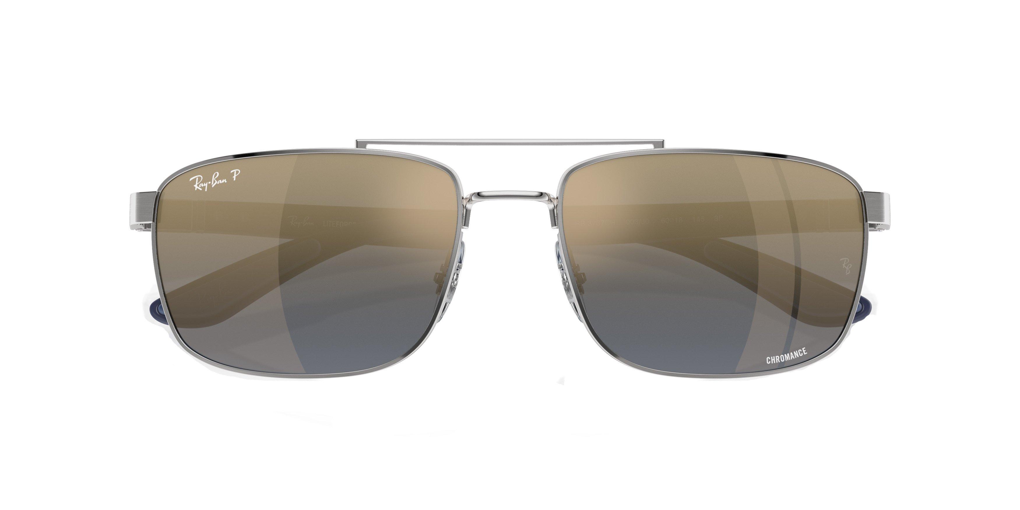 Ray-Ban 0RB3737CH Chromance Sunglasses - SILVER/GOLD Thumbnail View 6