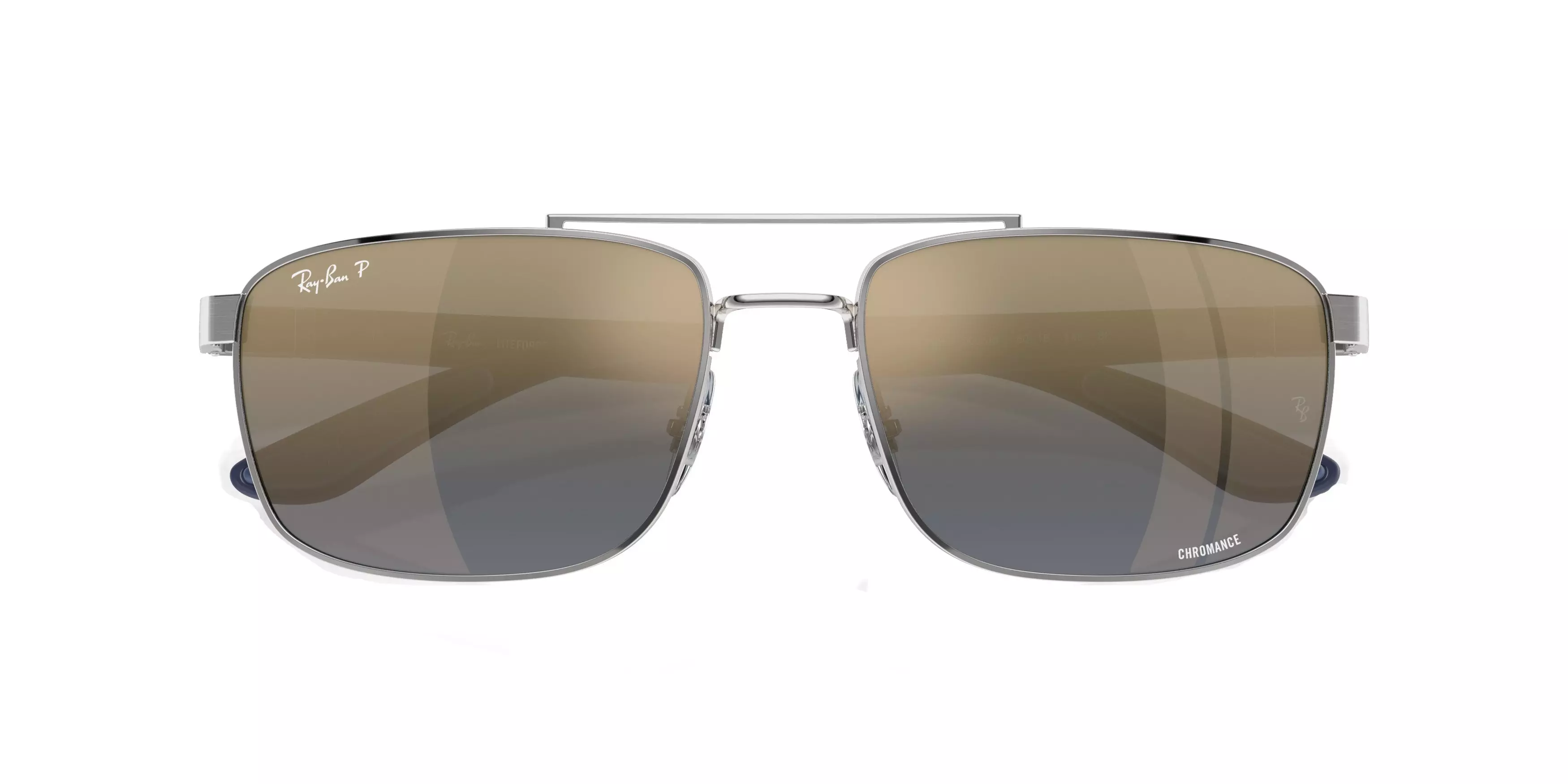 Ray-Ban 0RB3737CH Chromance Sunglasses - SILVER/GOLD
