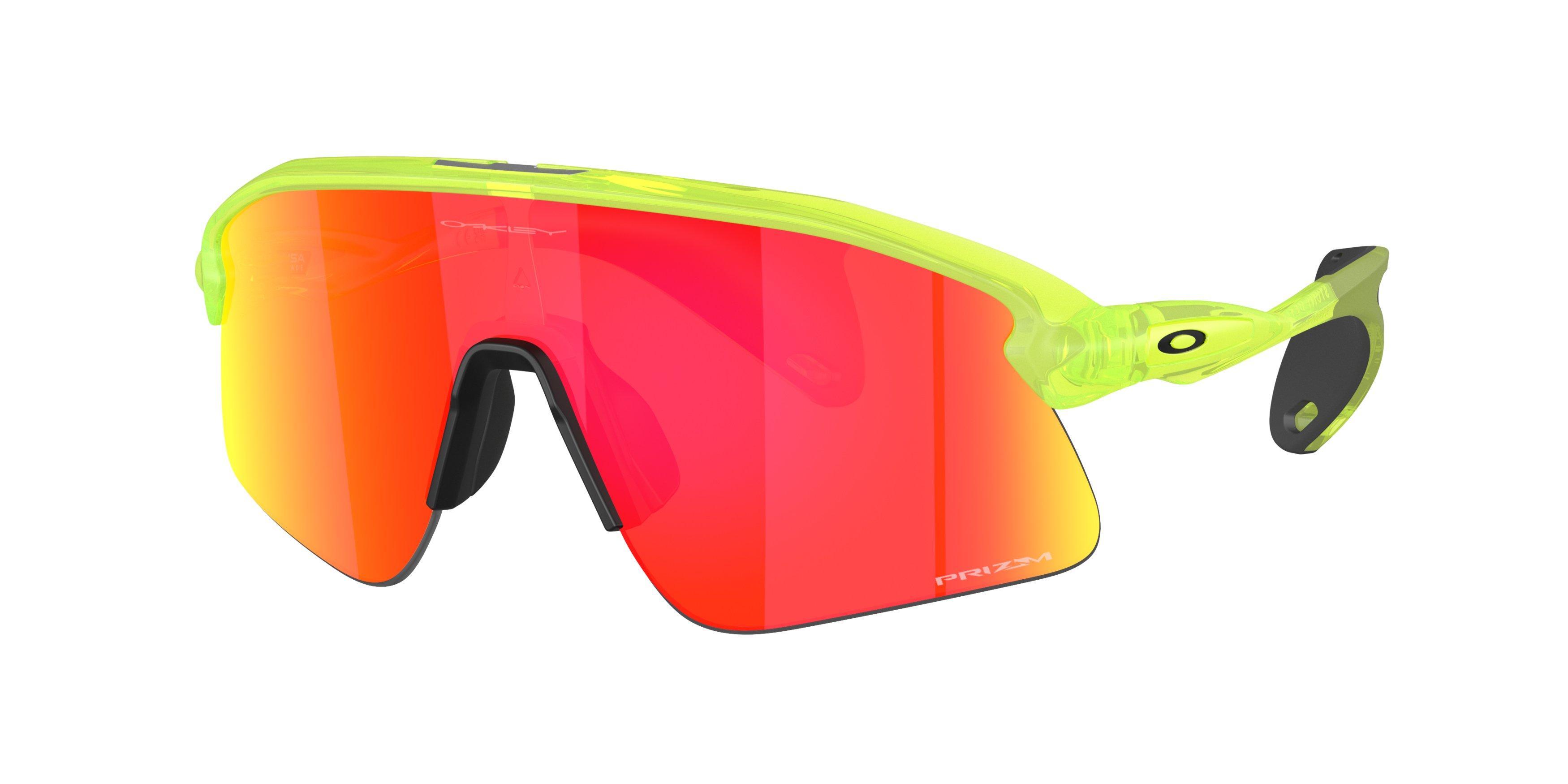 Oakley Stunt Devil Prizm Ruby Sunglasses &ndash; Matte Uranium - YELLOW/RED Thumbnail View 1
