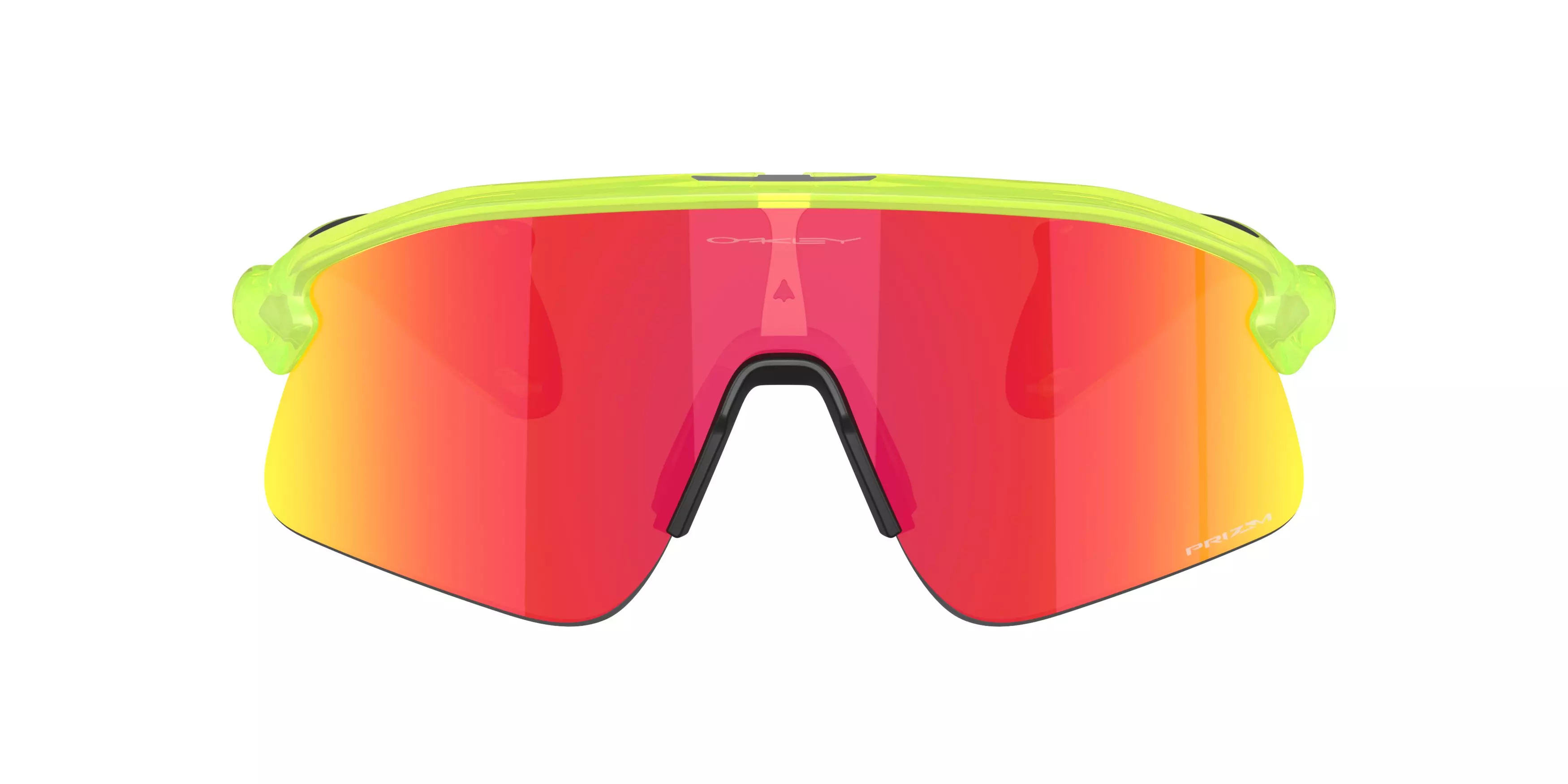 Oakley Stunt Devil Prizm Ruby Sunglasses – Matte Uranium - YELLOW/RED