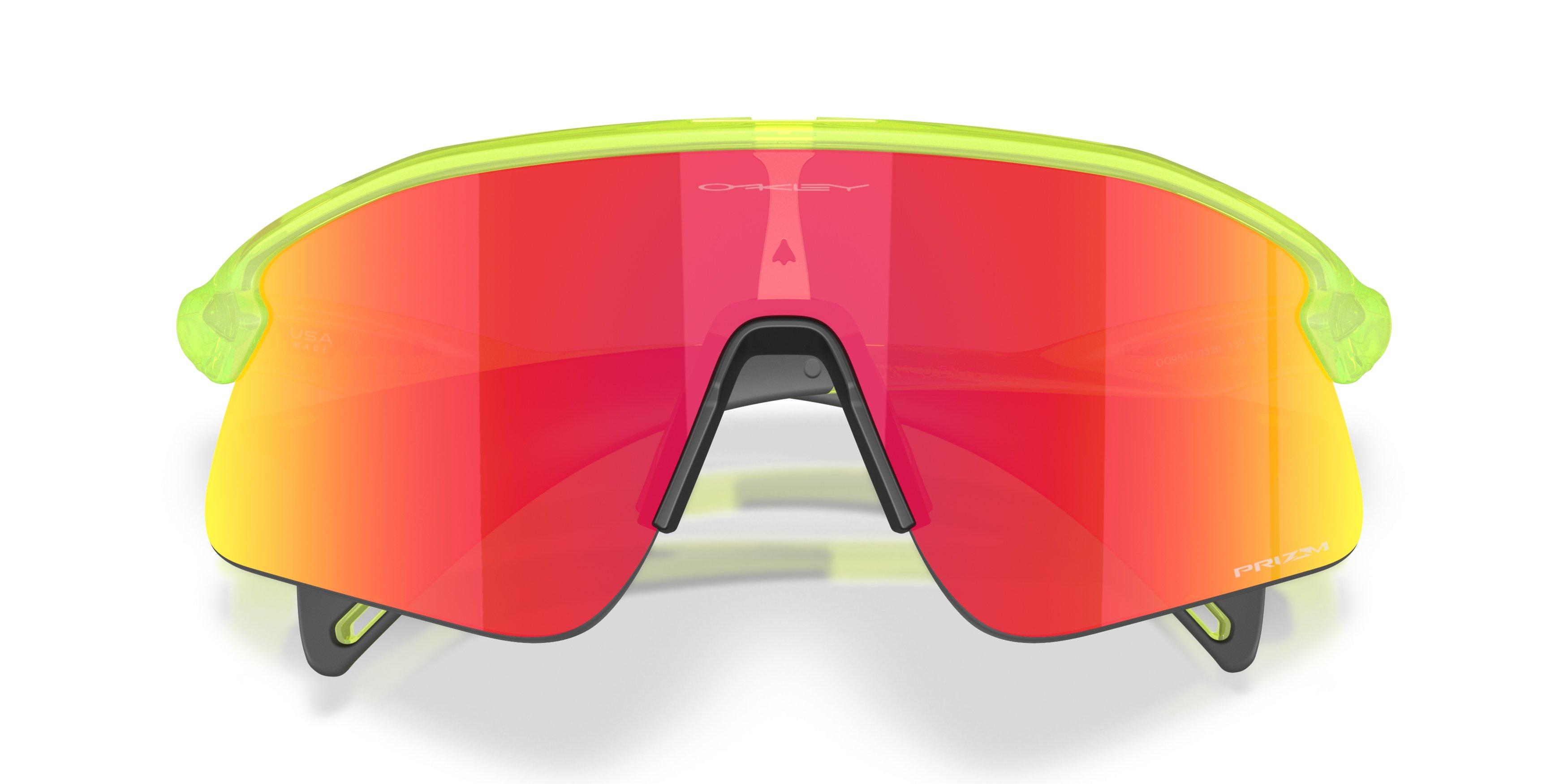 Oakley Stunt Devil Prizm Ruby Sunglasses &ndash; Matte Uranium - YELLOW/RED Thumbnail View 3